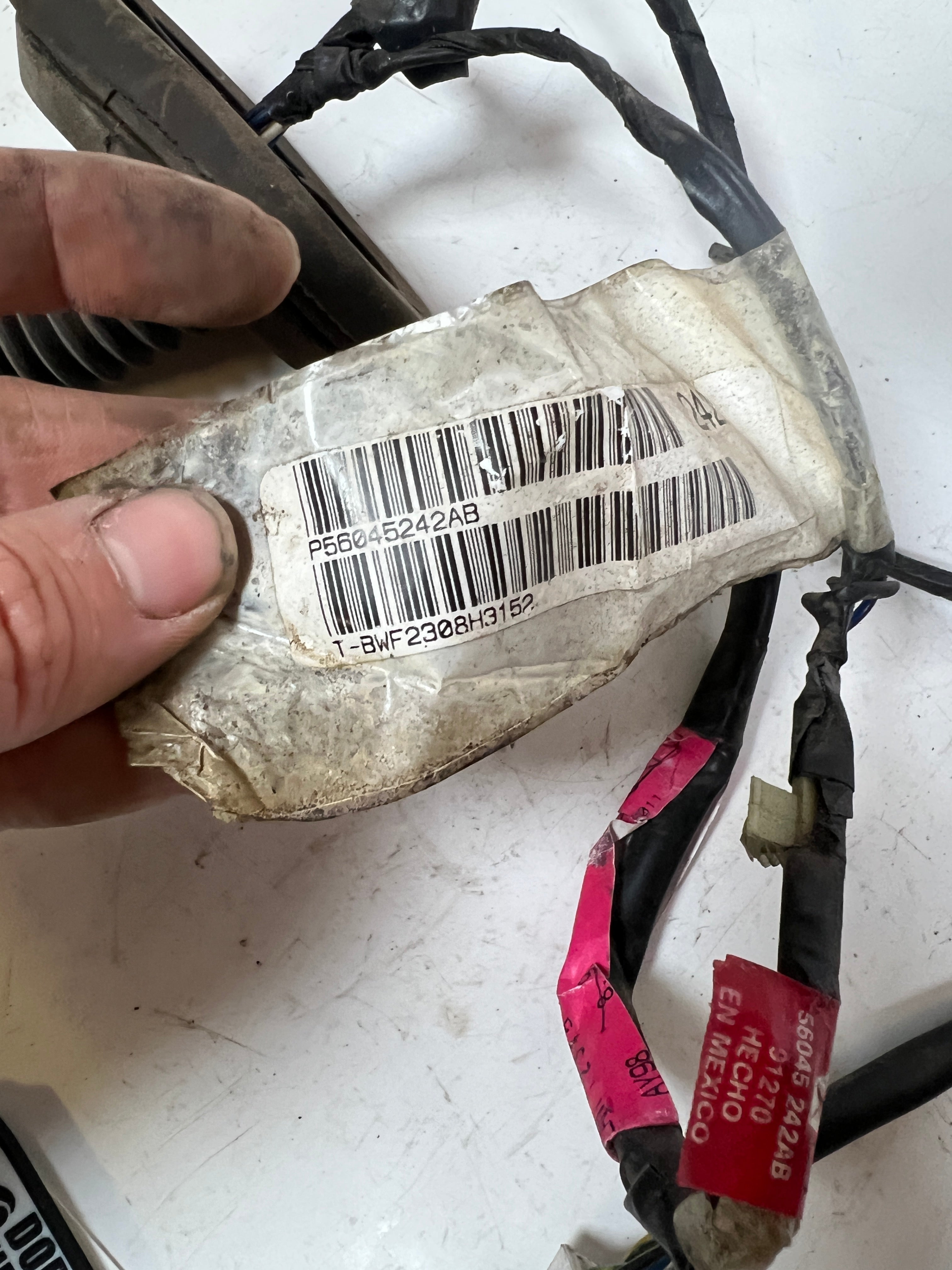 1999-2002 Dodge Ram 1500-3500 Passenger Front Door Wiring Harness