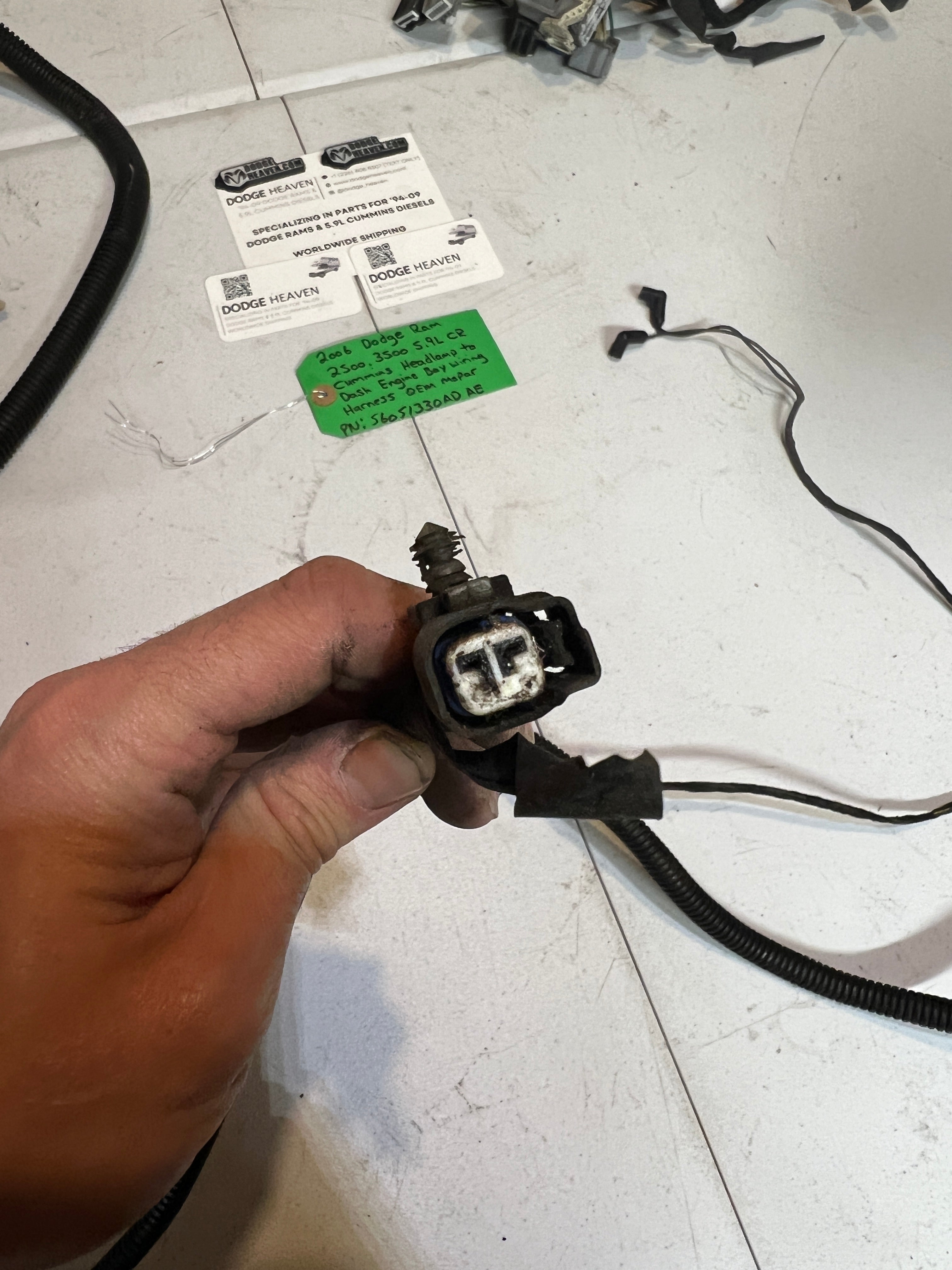 2006-2006 Dodge Ram 2500 3500 5.9L Cummins Engine Bay Wiring Harness