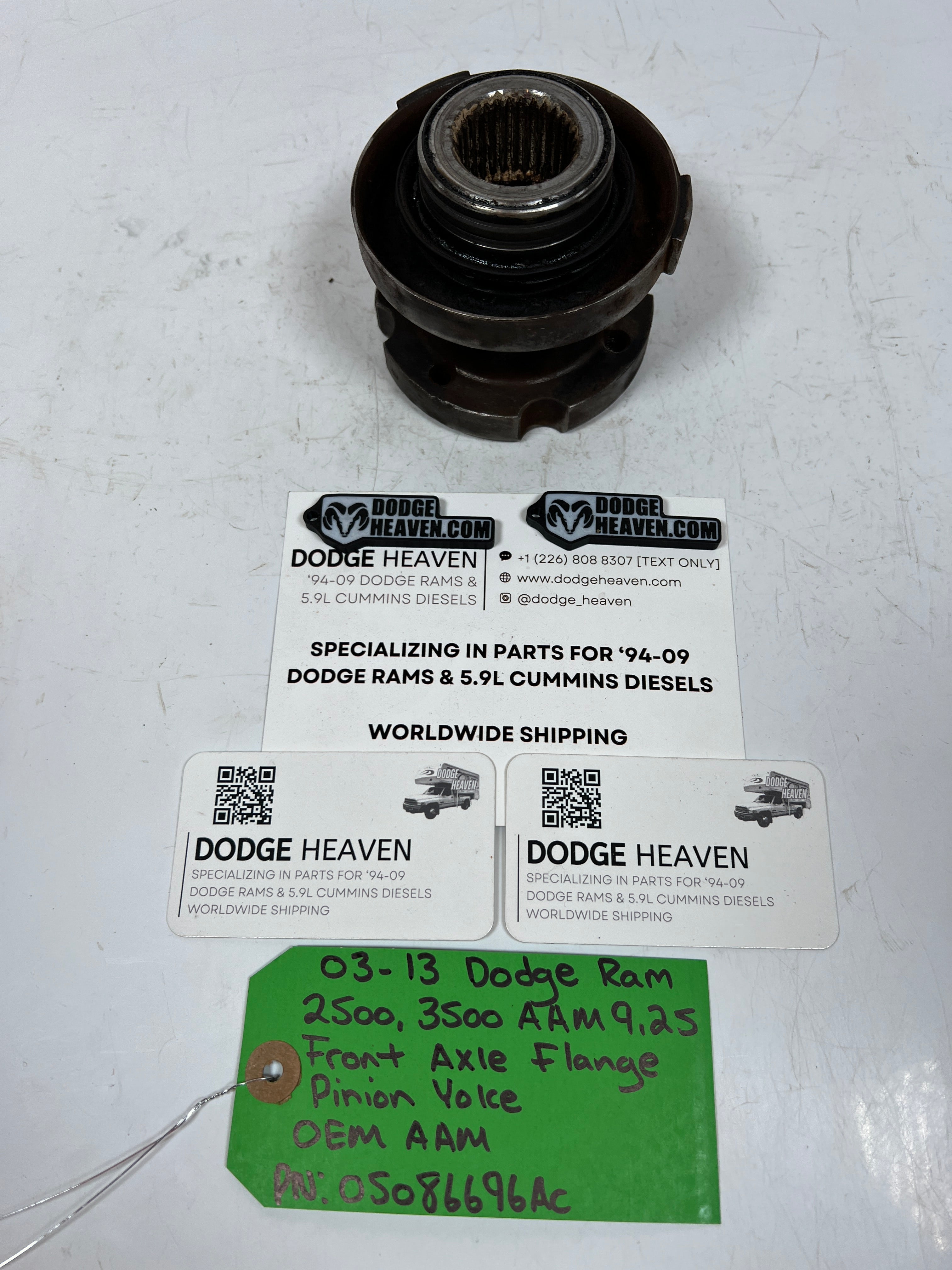 2003-2013 Dodge Ram AAM 9.25 Front Axle Flange Pinion Yoke