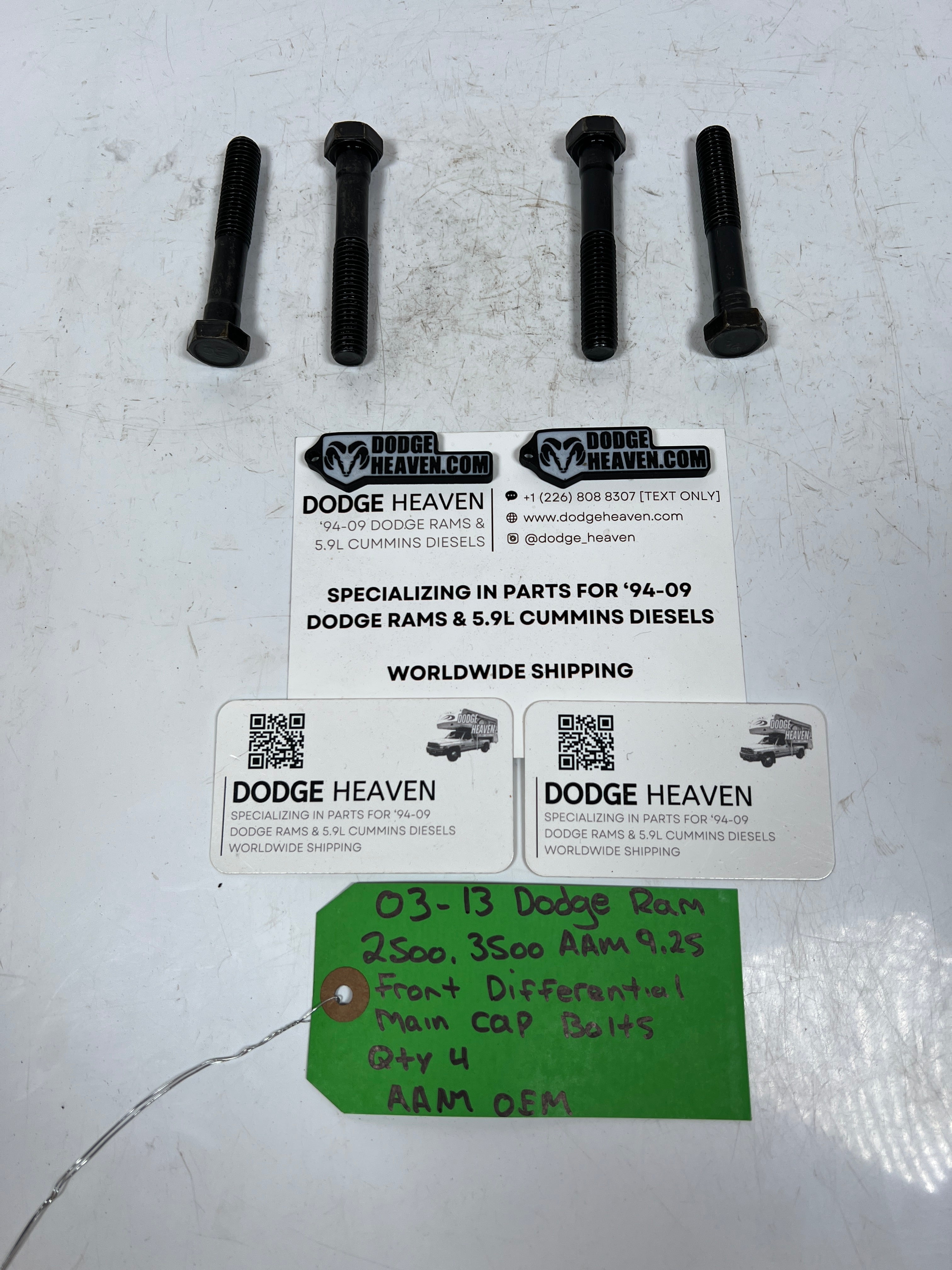 2003-2013 Dodge Ram AAM 9.25 Front Differential Main Cap Bolts QTY 4