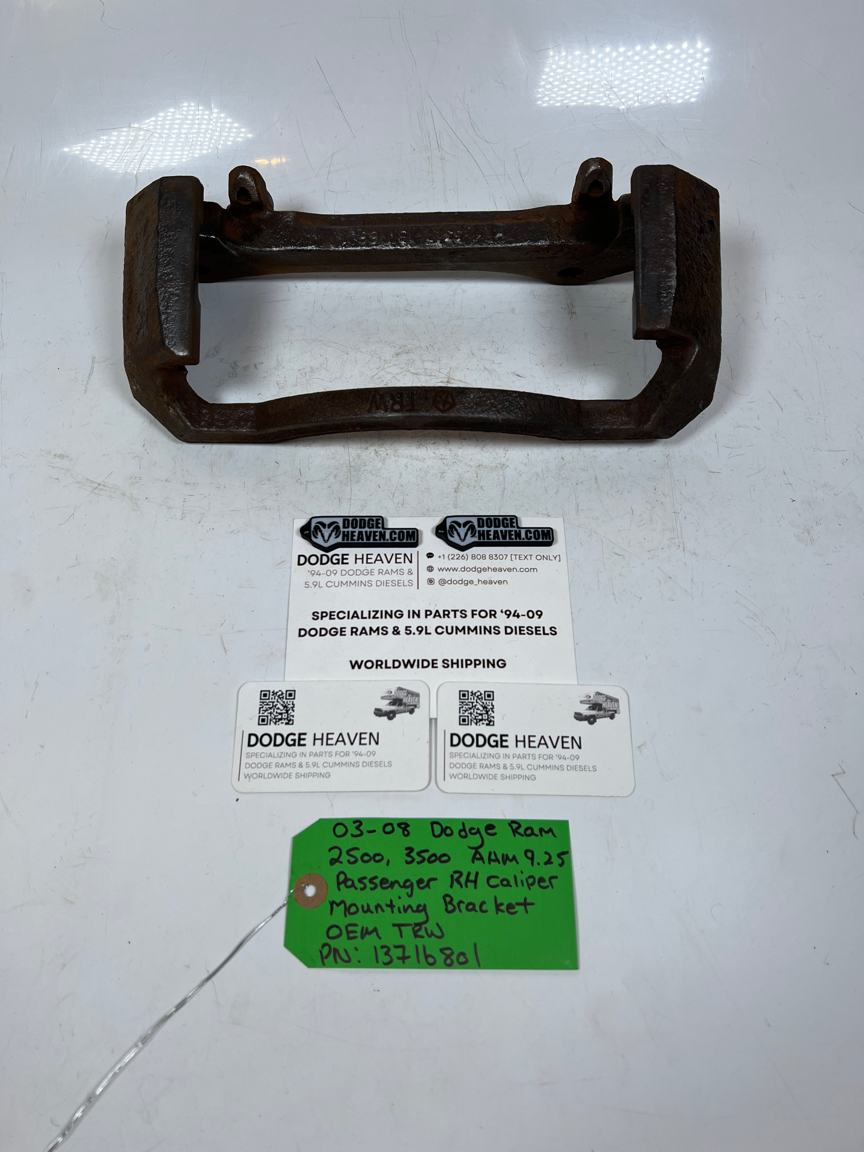 2003-2008 Dodge Ram AAM 9.25 RH Caliper Mounting Bracket