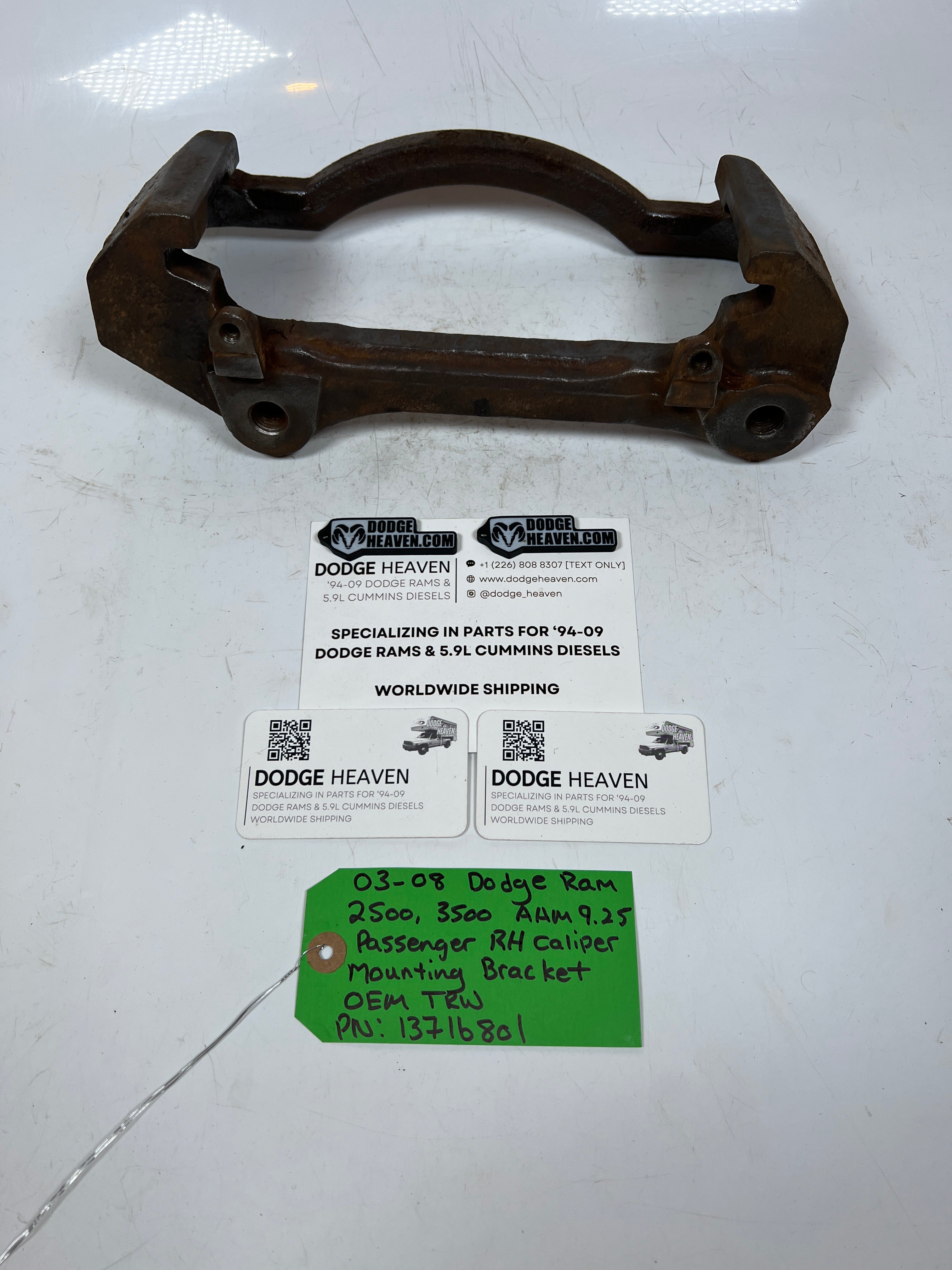 2003-2008 Dodge Ram AAM 9.25 RH Caliper Mounting Bracket