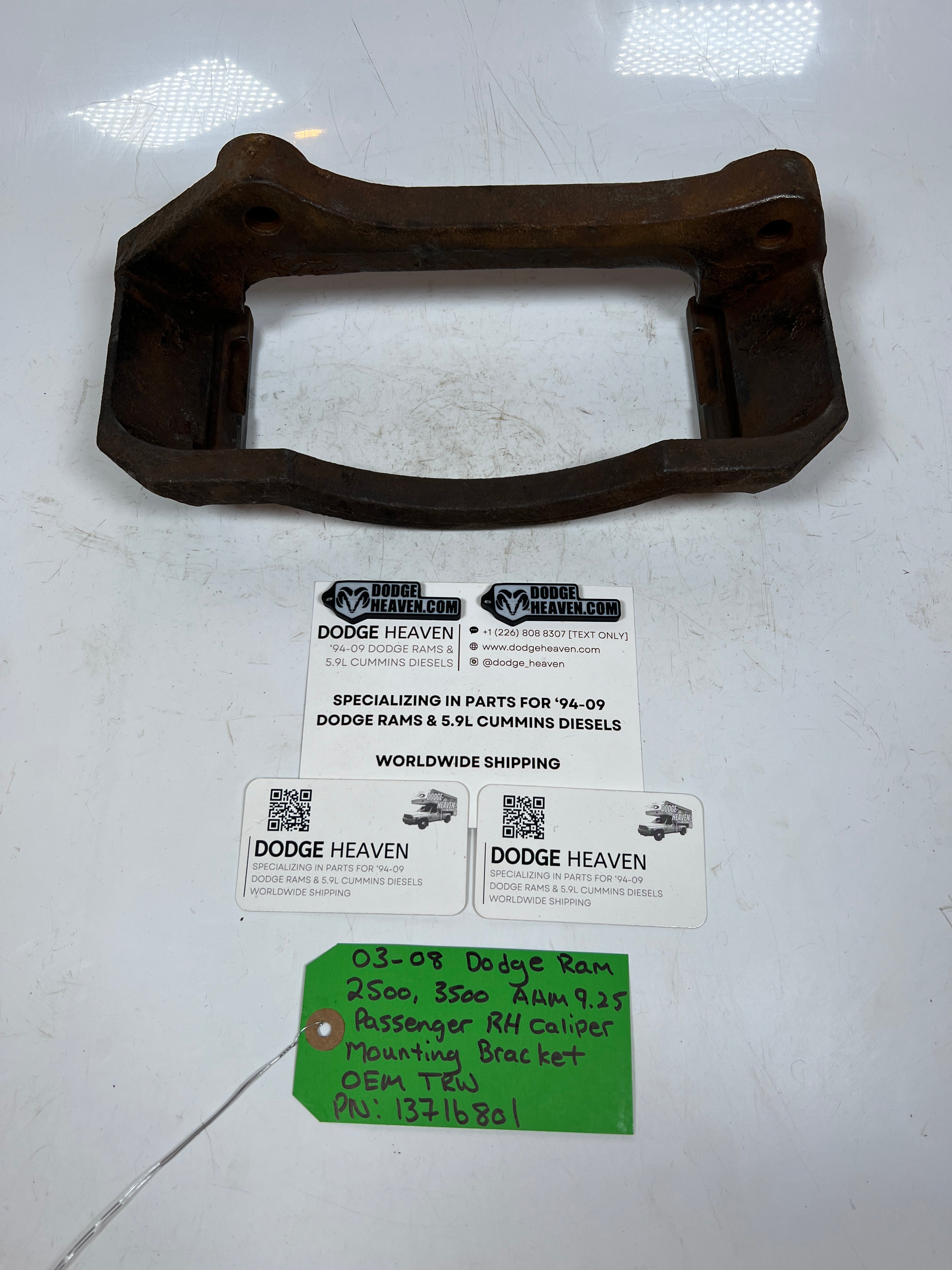 2003-2008 Dodge Ram AAM 9.25 RH Caliper Mounting Bracket