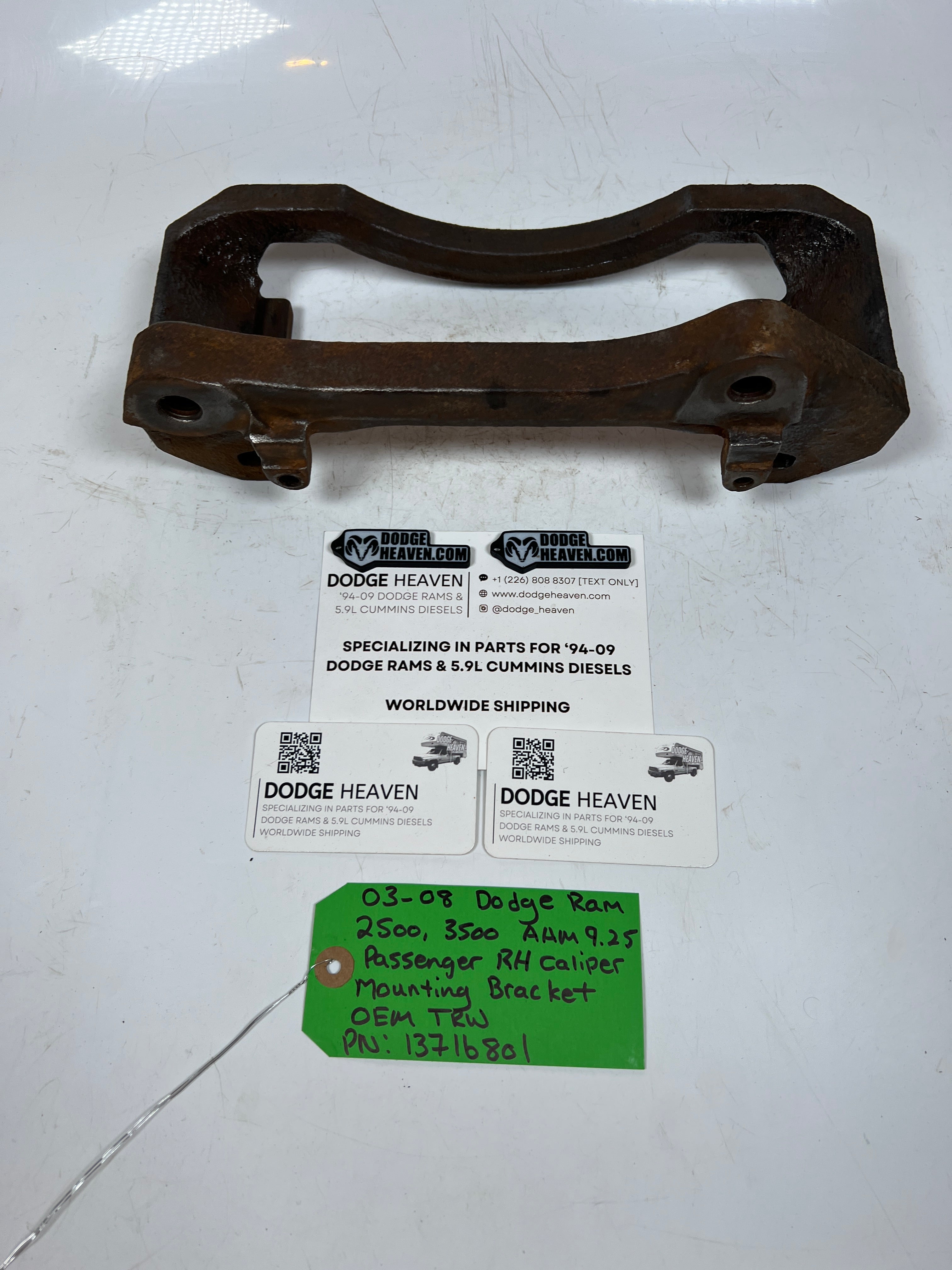 2003-2008 Dodge Ram AAM 9.25 RH Caliper Mounting Bracket