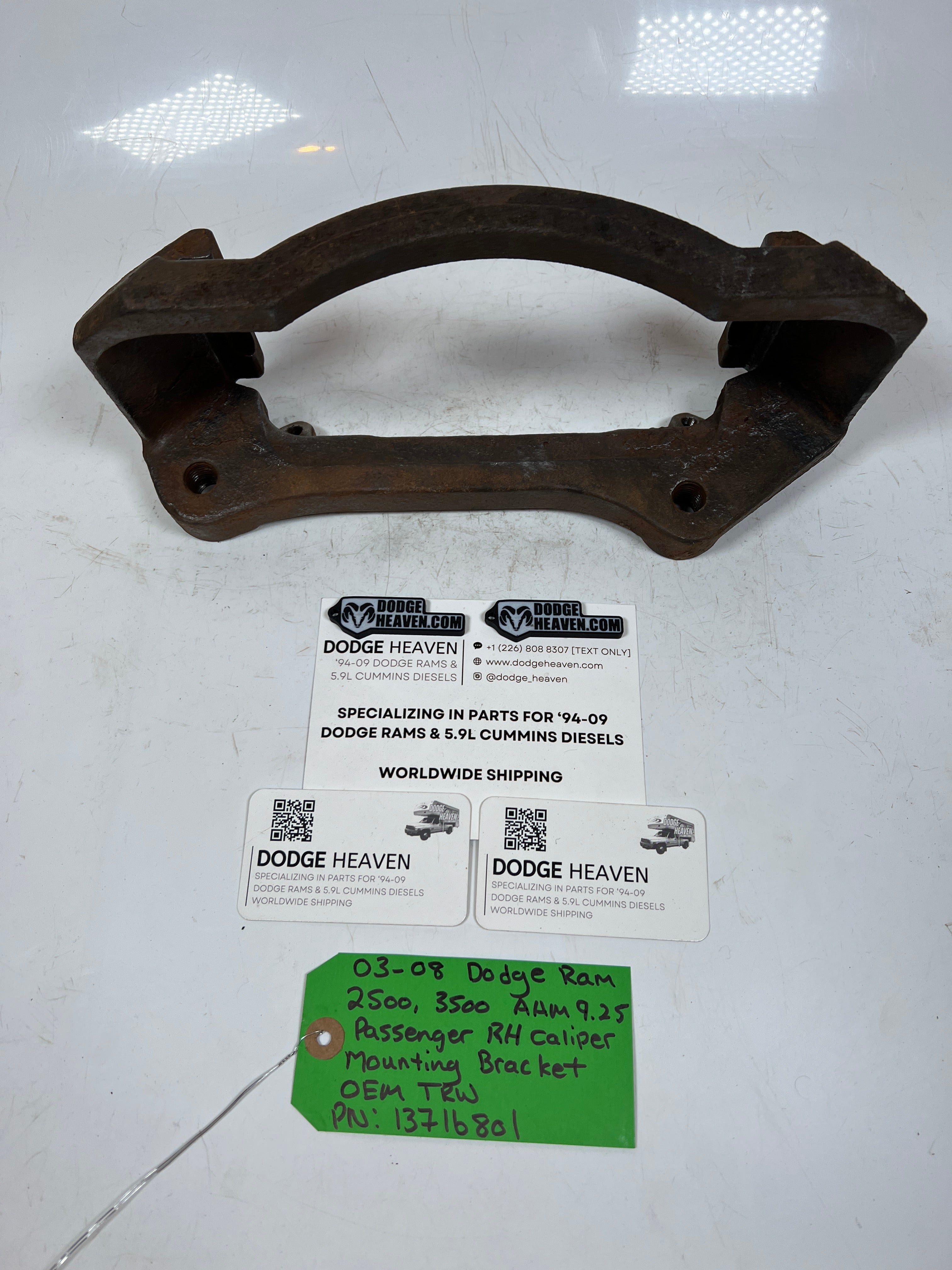 2003-2008 Dodge Ram AAM 9.25 RH Caliper Mounting Bracket