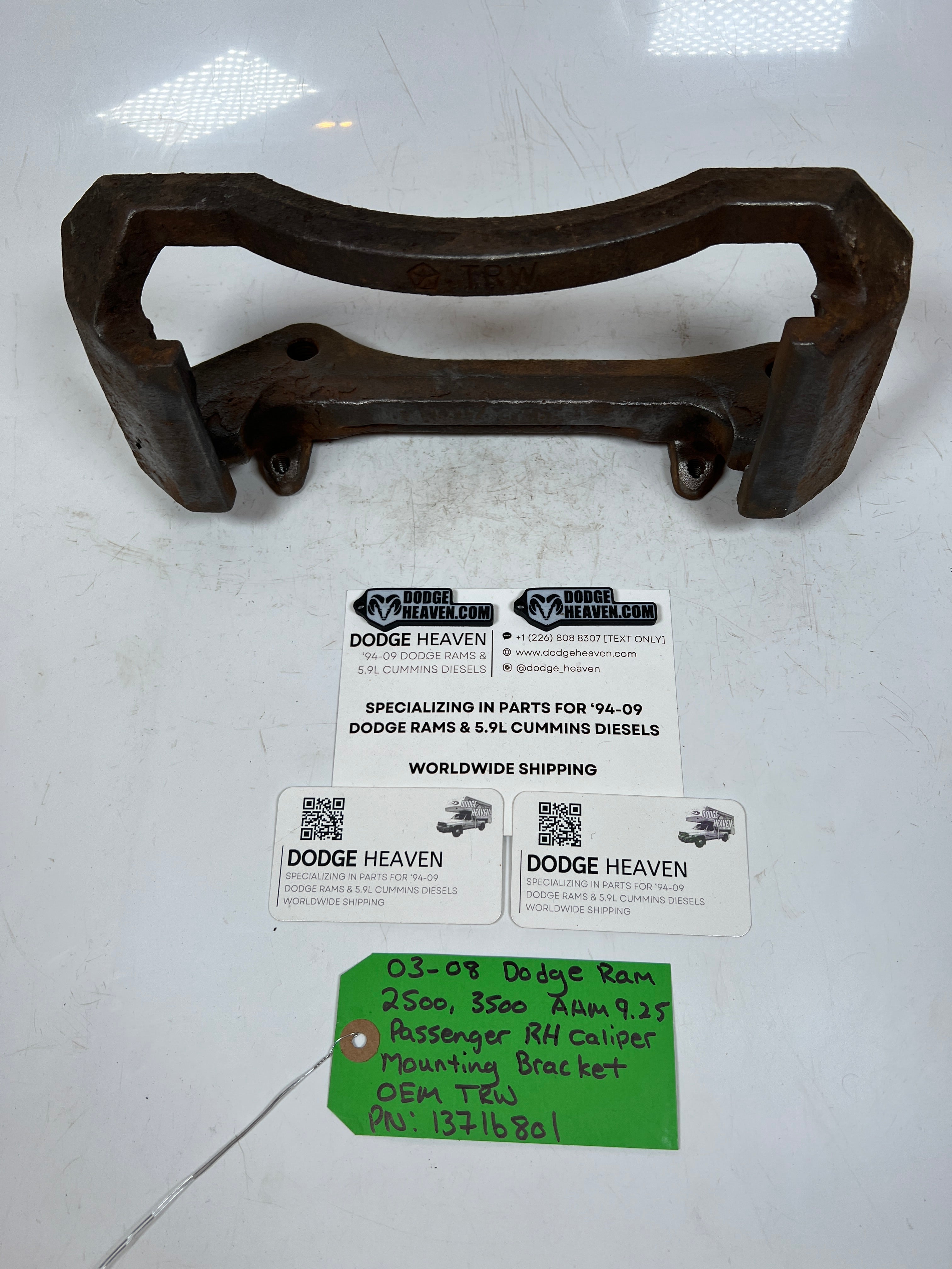 2003-2008 Dodge Ram AAM 9.25 RH Caliper Mounting Bracket