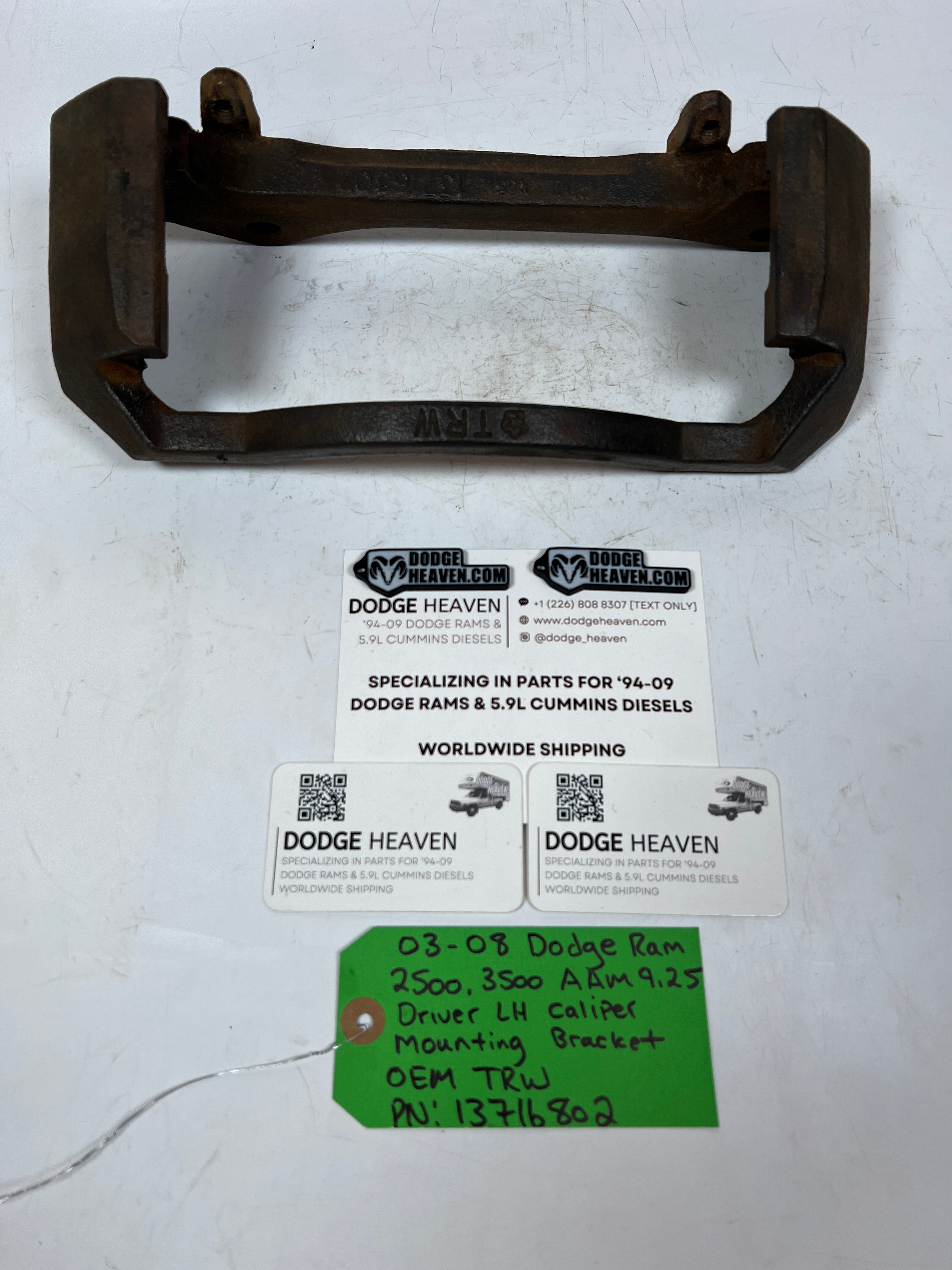 2003-2008 Dodge Ram AAM 9.25 Driver LH Caliper Mounting Bracket