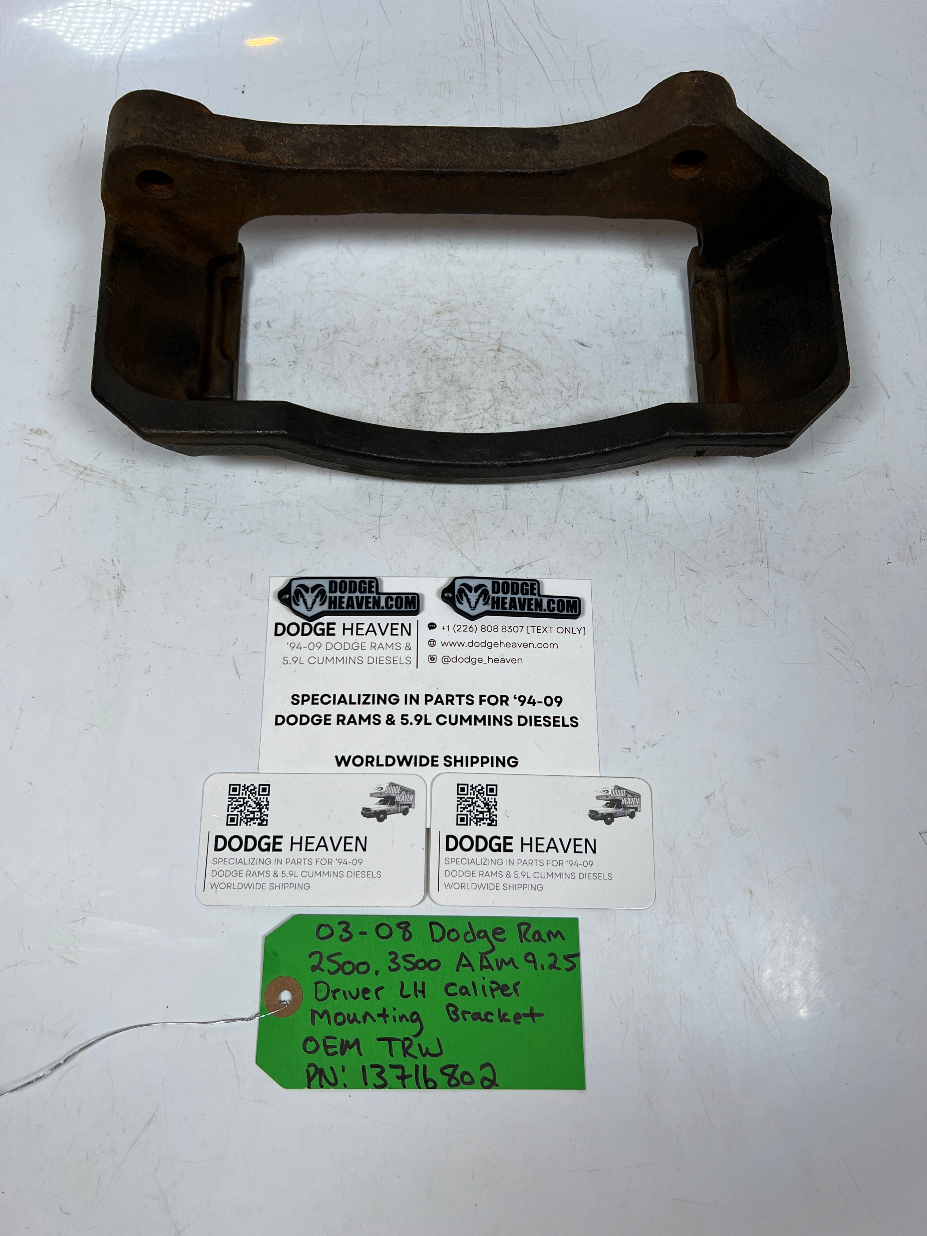 2003-2008 Dodge Ram AAM 9.25 Driver LH Caliper Mounting Bracket