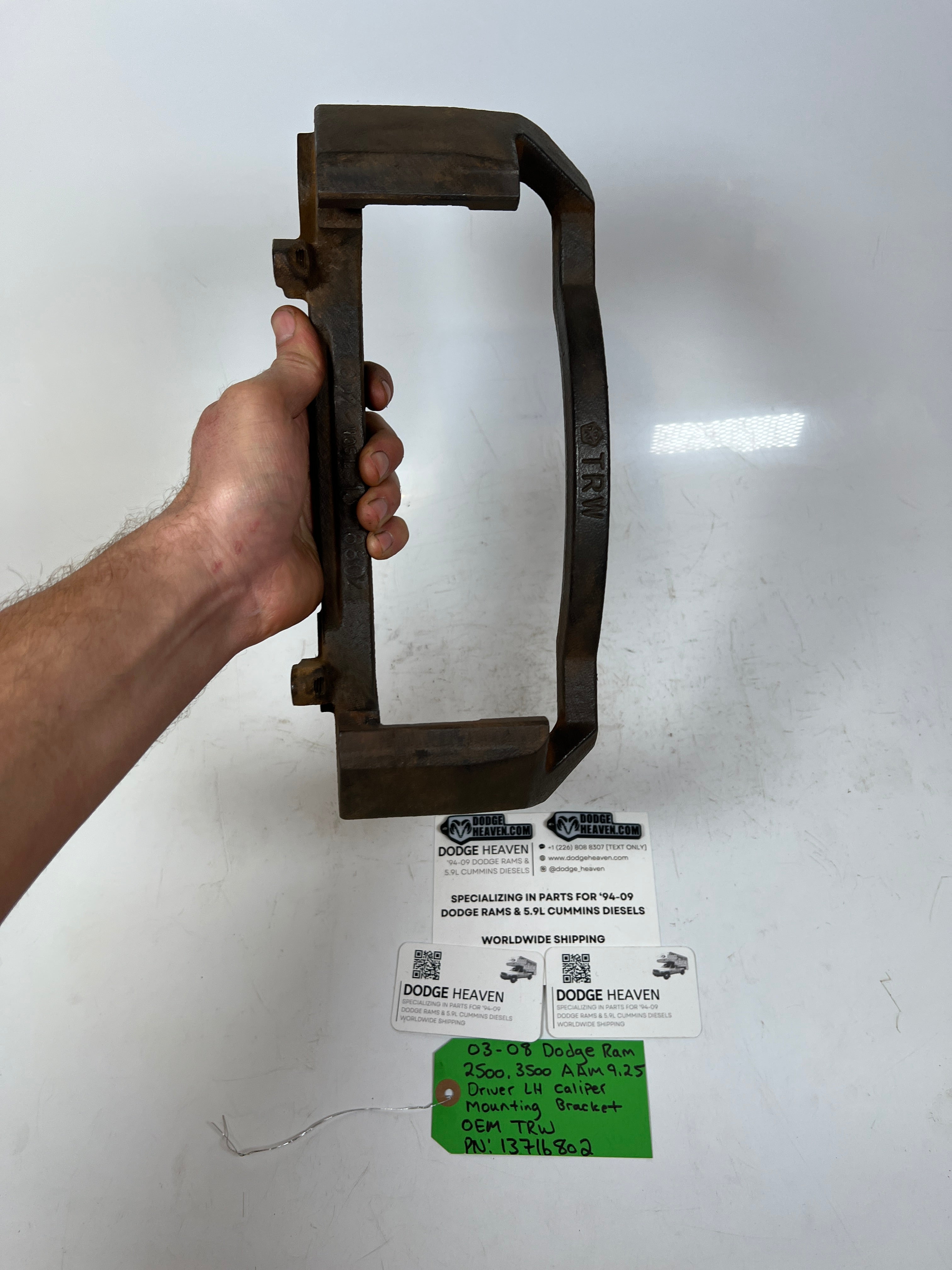 2003-2008 Dodge Ram AAM 9.25 Driver LH Caliper Mounting Bracket