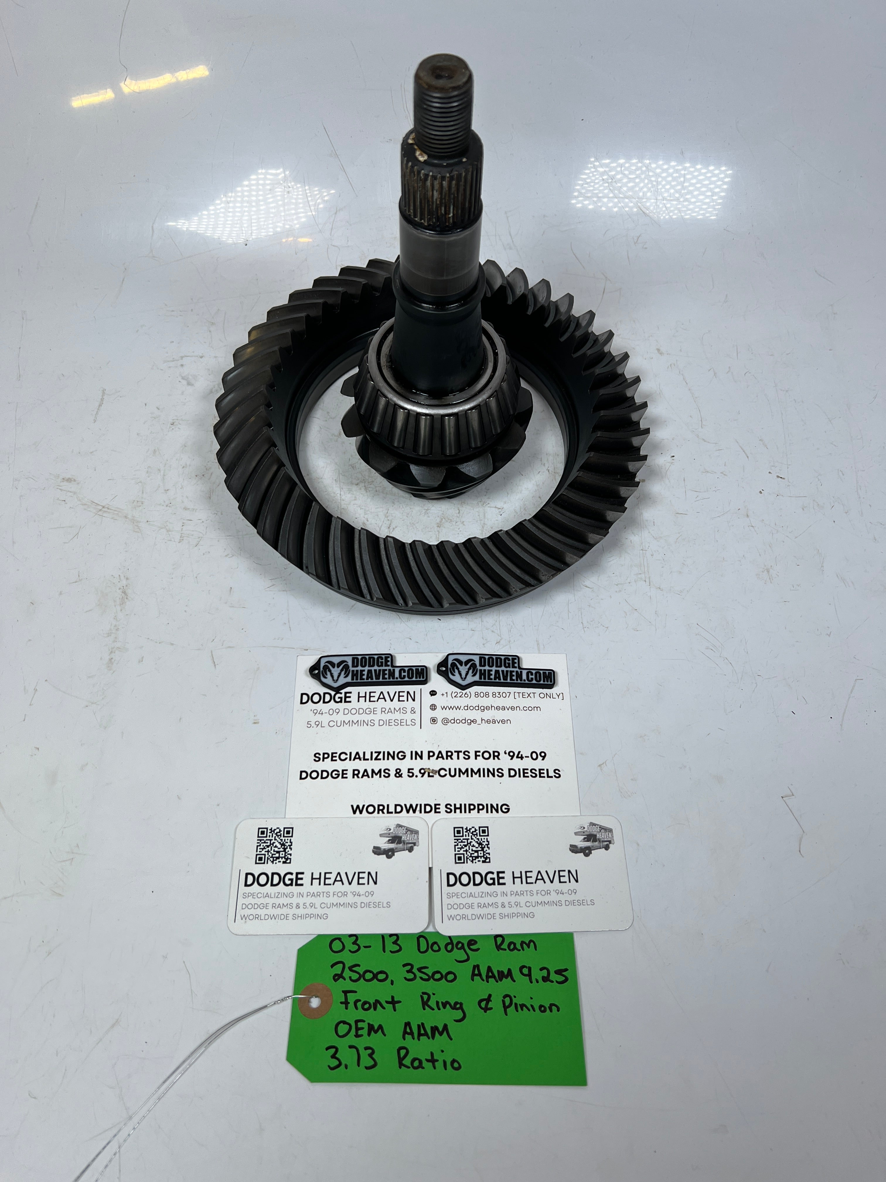 2003-2013 Dodge Ram AAM 2500 3500 AAM 9.25 Front Ring & Pinion 3.73 Ratio
