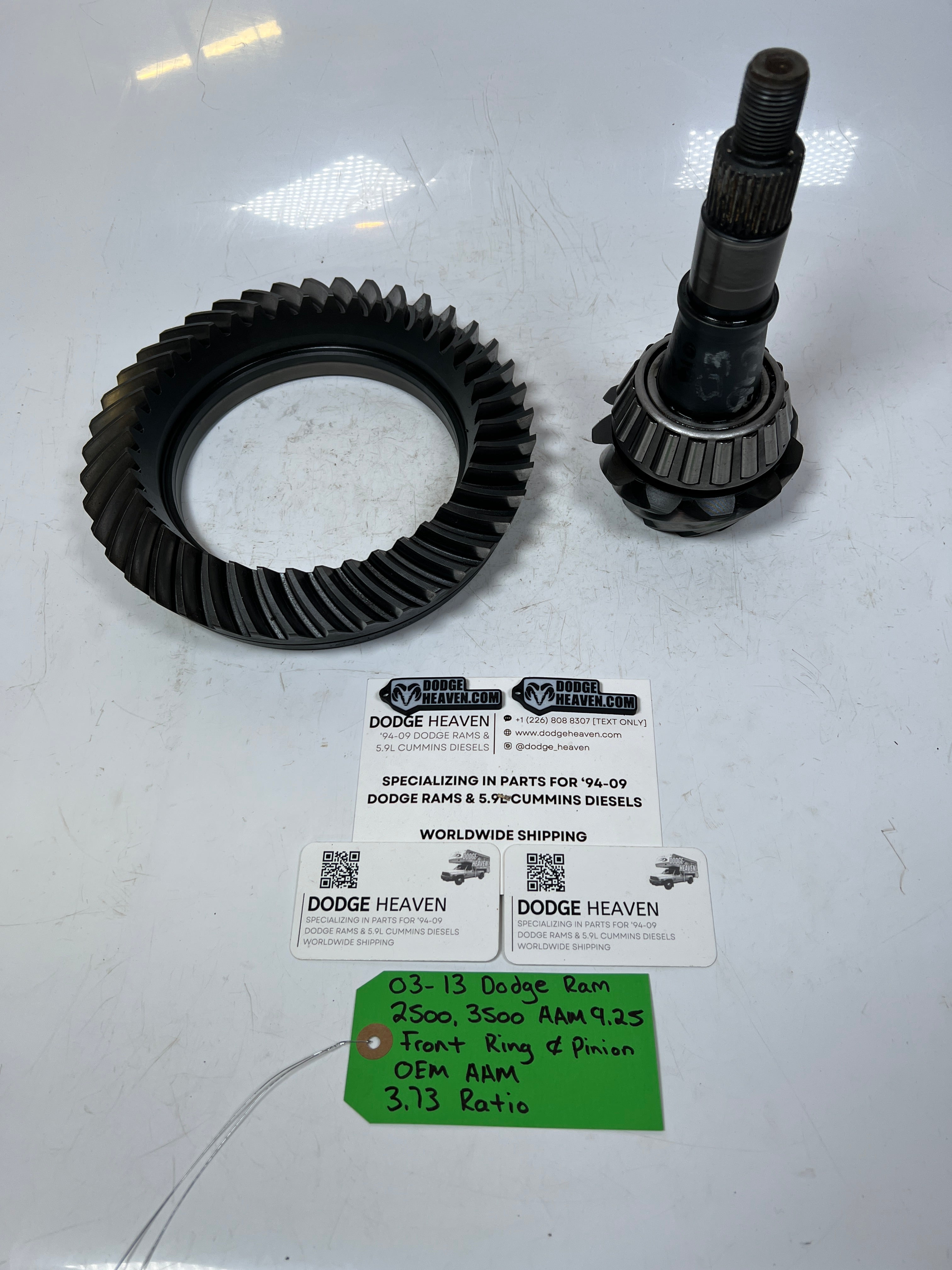 2003-2013 Dodge Ram AAM 2500 3500 AAM 9.25 Front Ring & Pinion 3.73 Ratio
