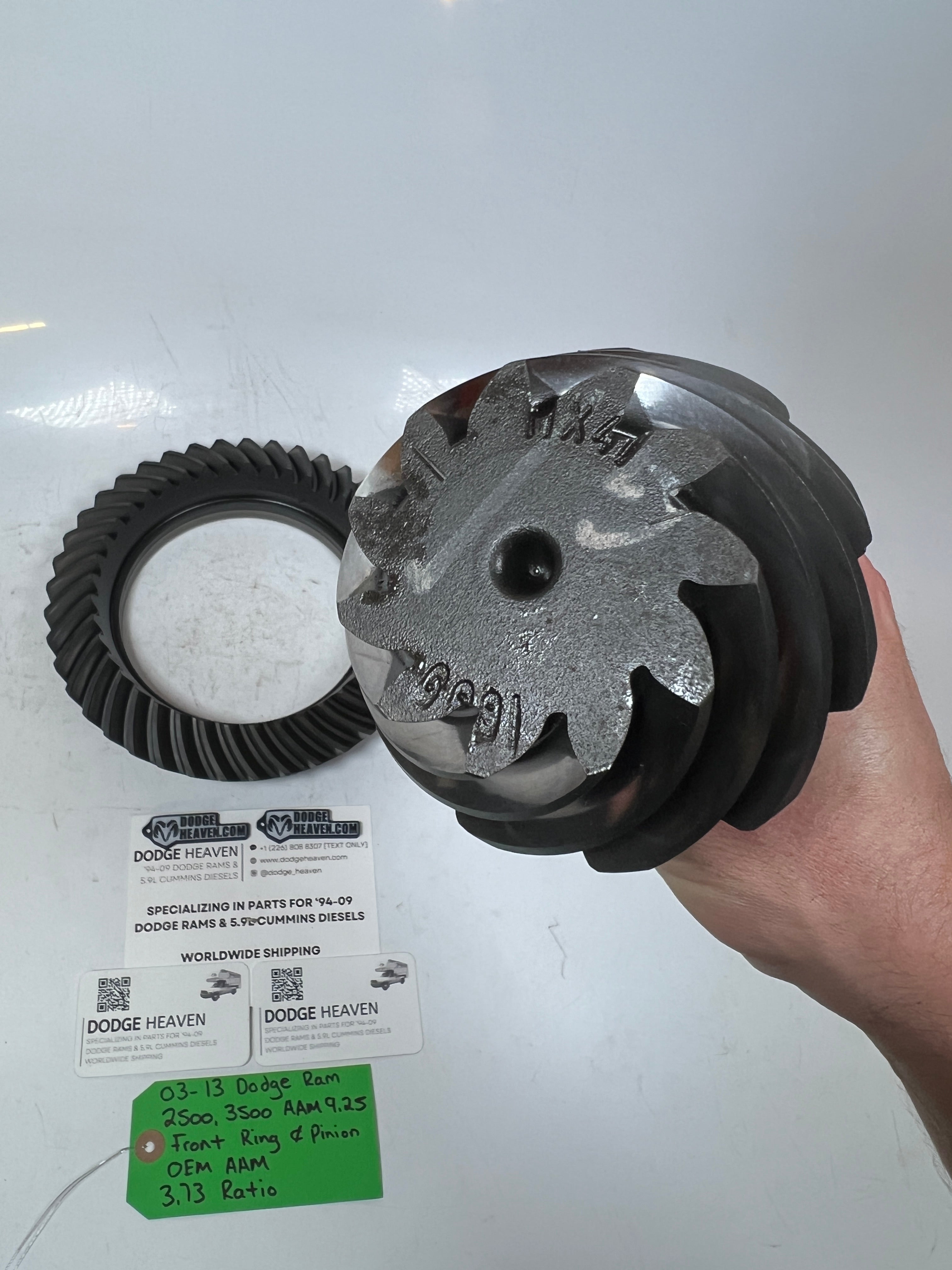 2003-2013 Dodge Ram AAM 2500 3500 AAM 9.25 Front Ring & Pinion 3.73 Ratio