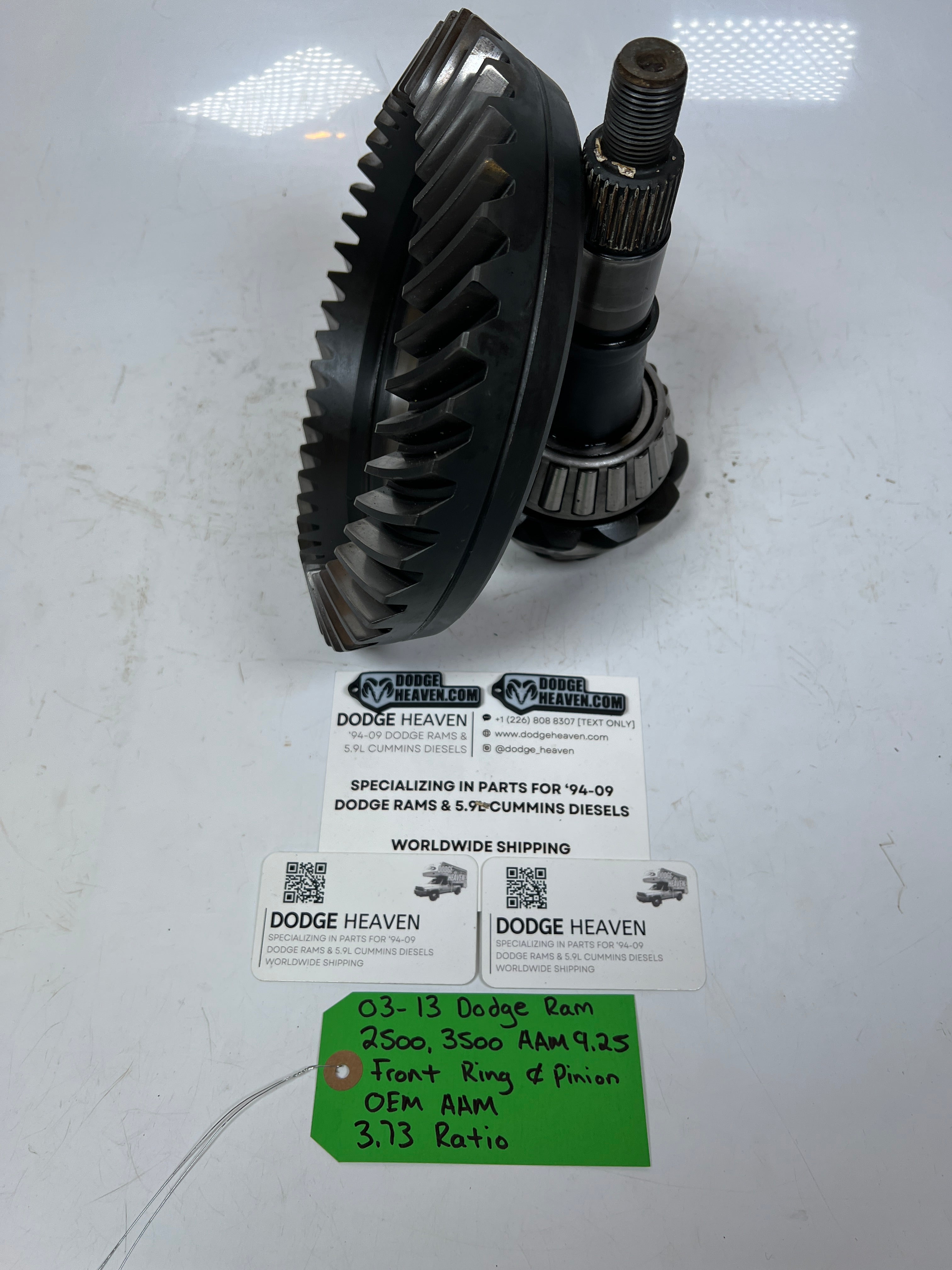 2003-2013 Dodge Ram AAM 2500 3500 AAM 9.25 Front Ring & Pinion 3.73 Ratio