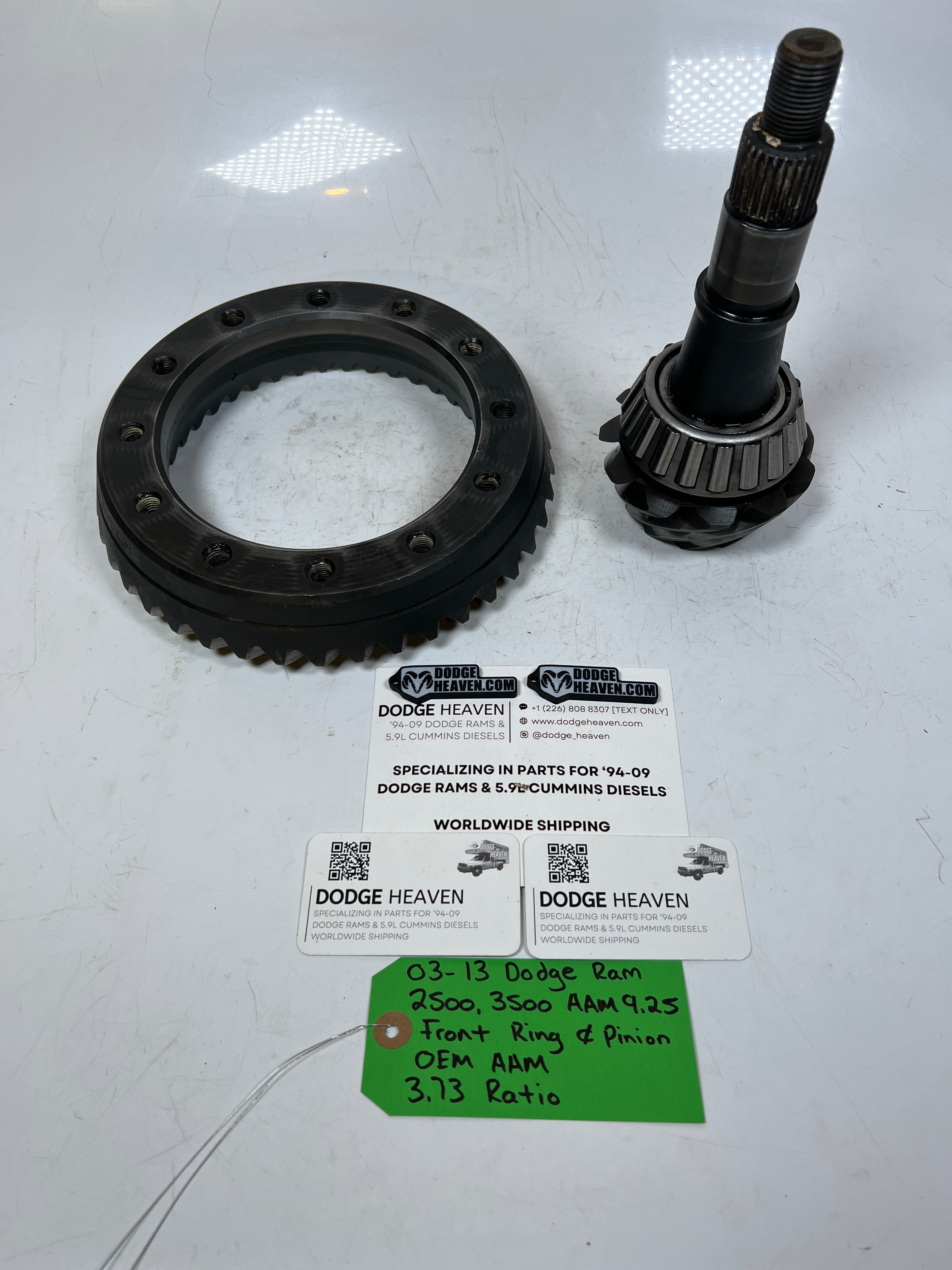 2003-2013 Dodge Ram AAM 2500 3500 AAM 9.25 Front Ring & Pinion 3.73 Ratio