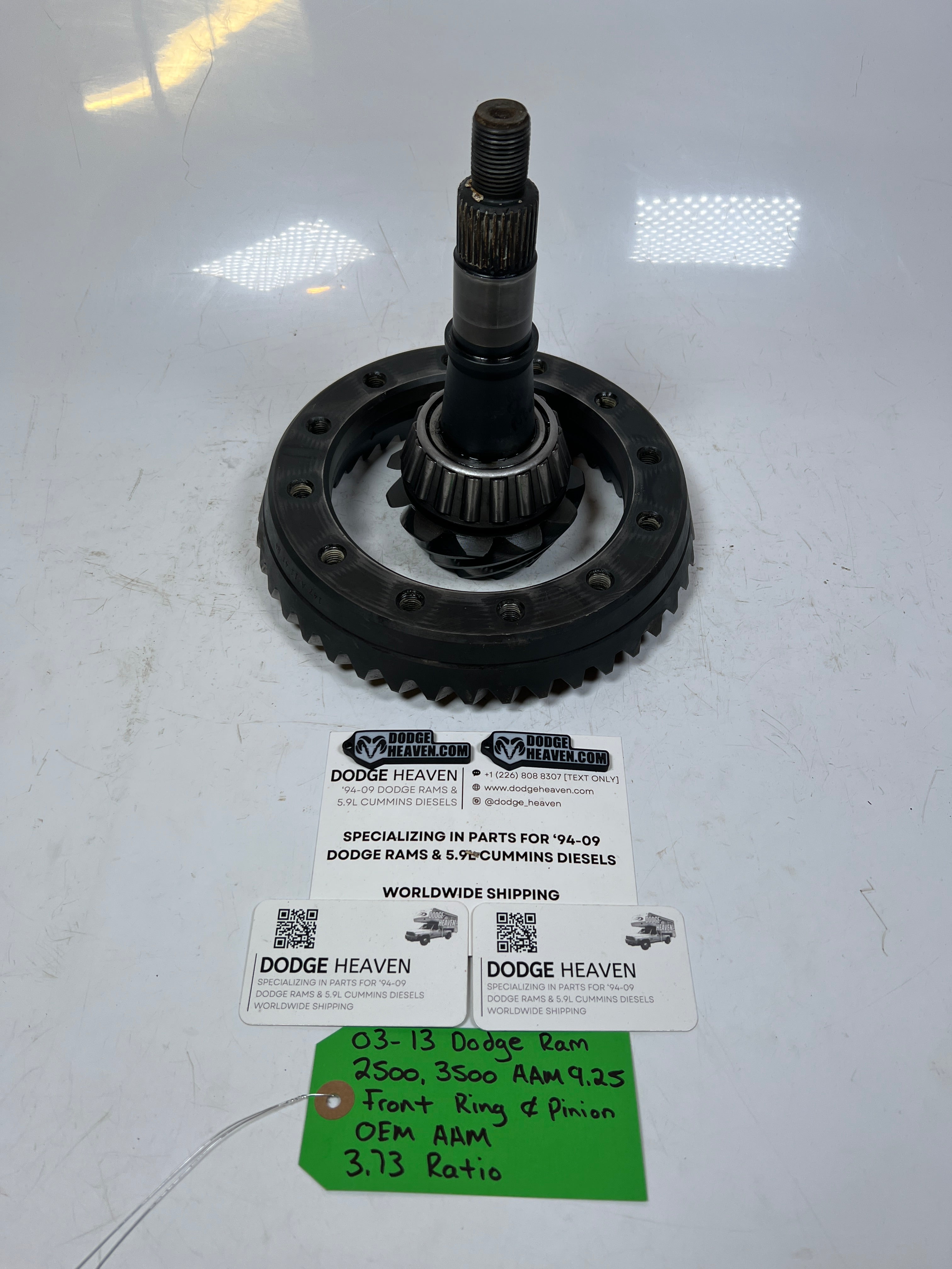 2003-2013 Dodge Ram AAM 2500 3500 AAM 9.25 Front Ring & Pinion 3.73 Ratio