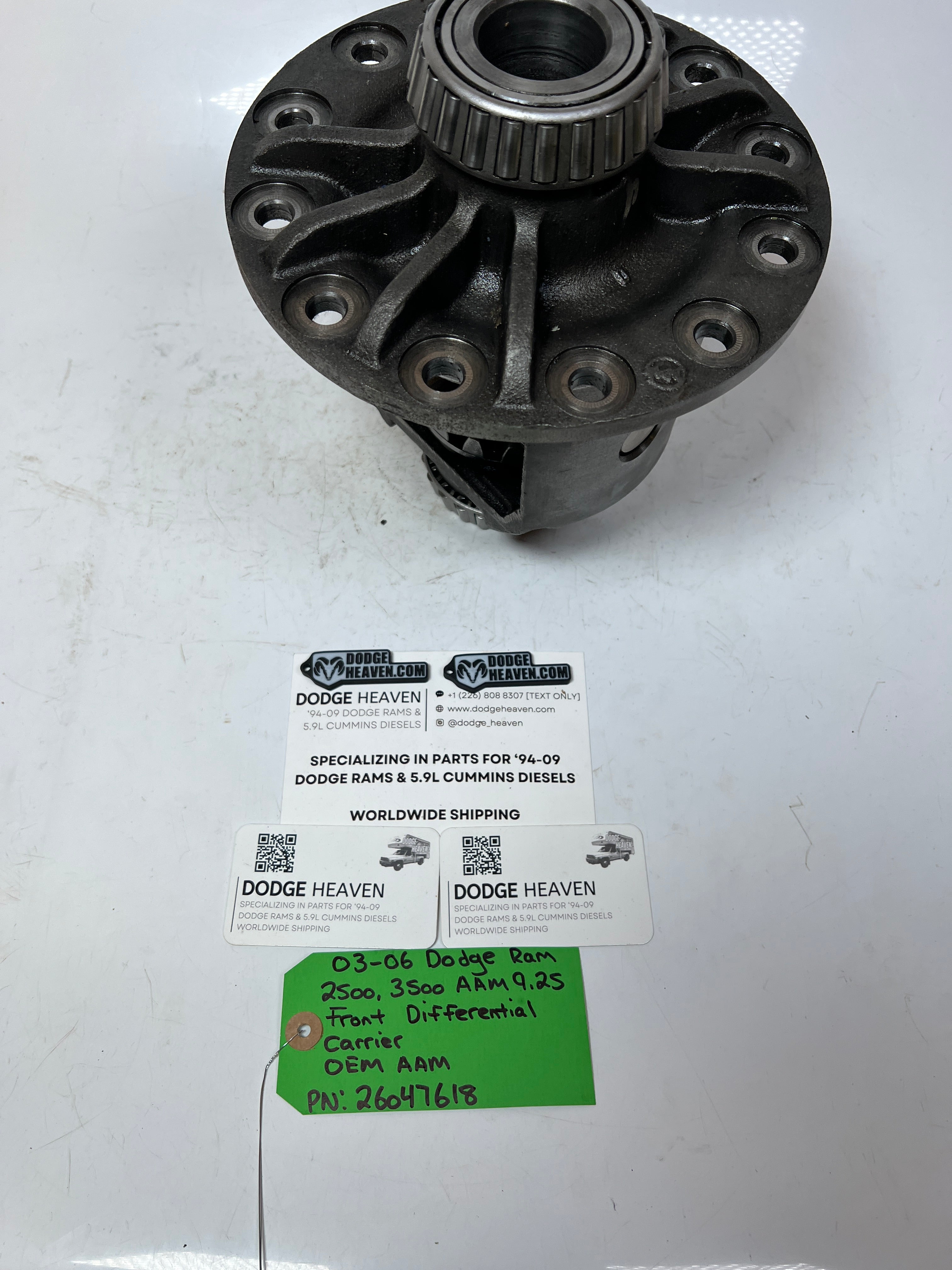 2003-2006 Dodge Ram 2500 3500 AAM 9.25 Front Differential Carrier