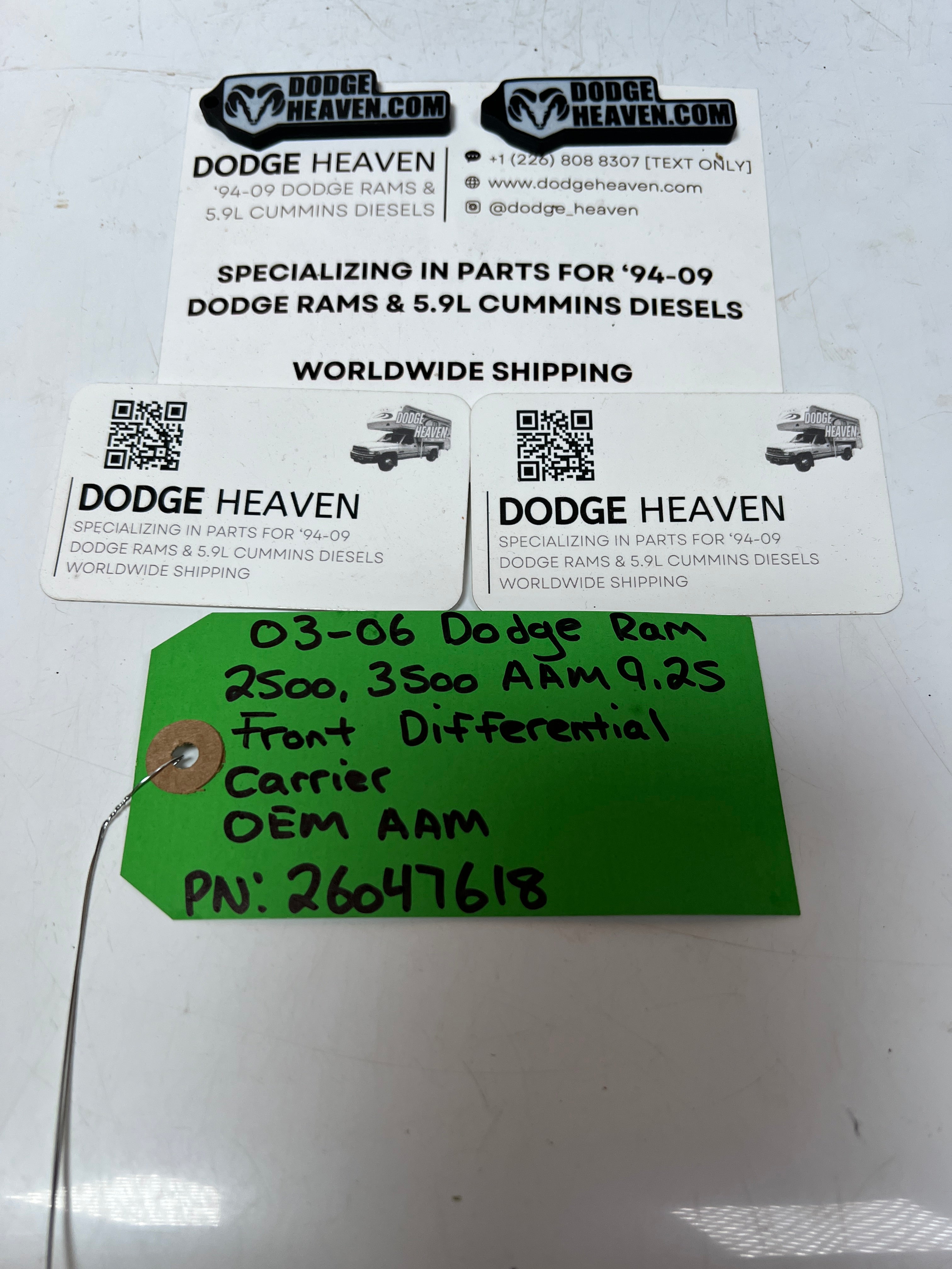 2003-2006 Dodge Ram 2500 3500 AAM 9.25 Front Differential Carrier