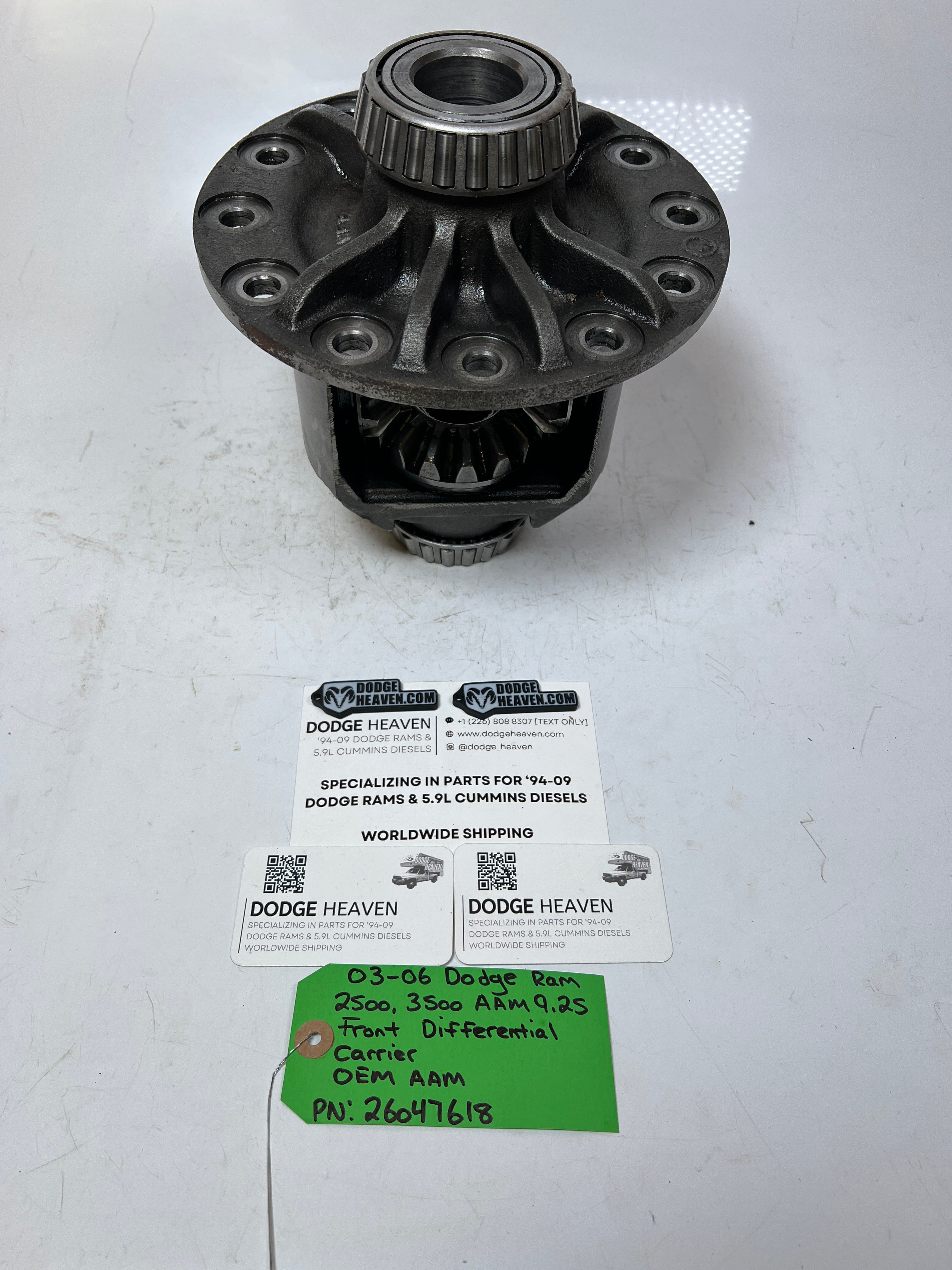 2003-2006 Dodge Ram 2500 3500 AAM 9.25 Front Differential Carrier