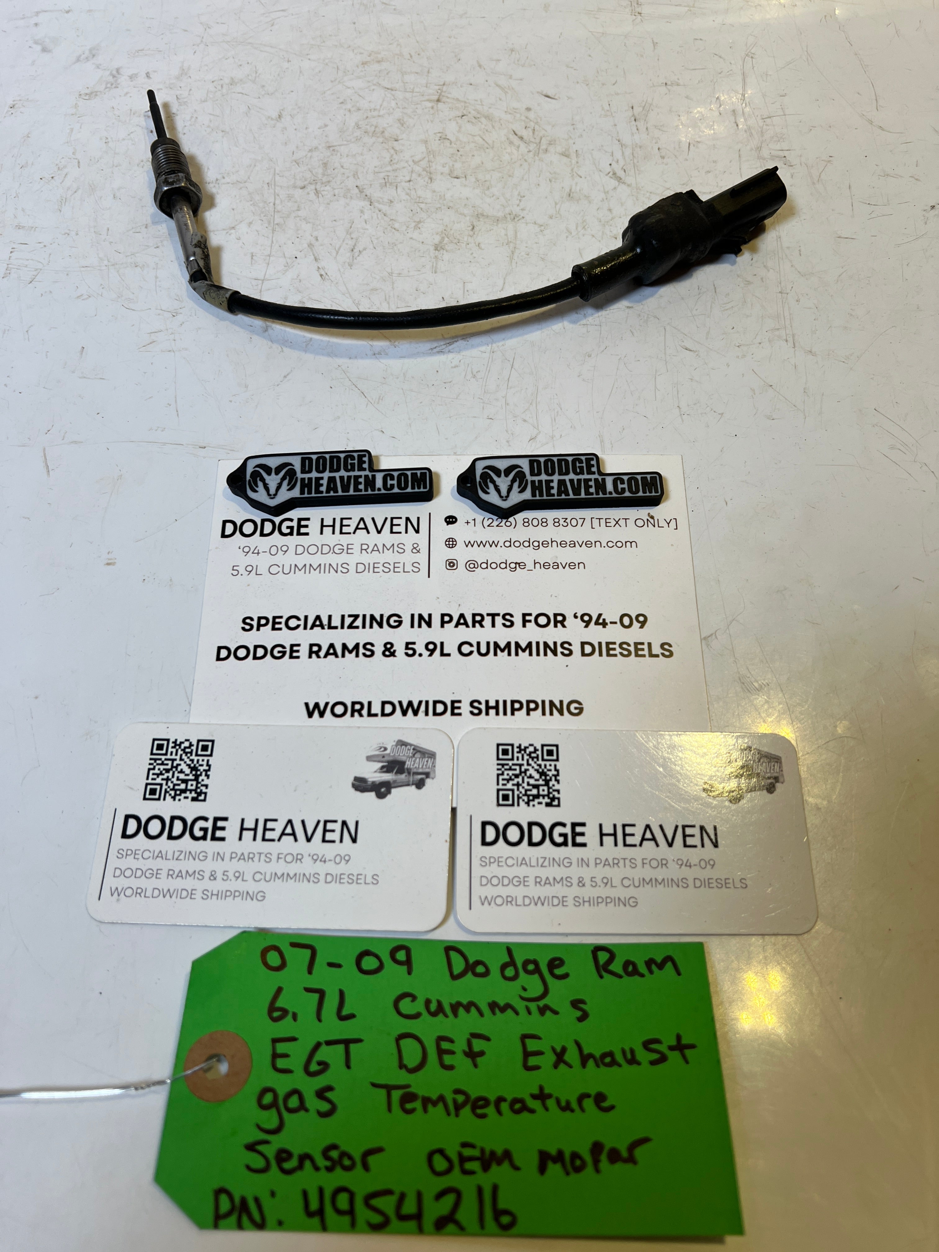2007-2009 Dodge Ram 6.7L Cummins EGT DEF Exhaust Temp Sensor