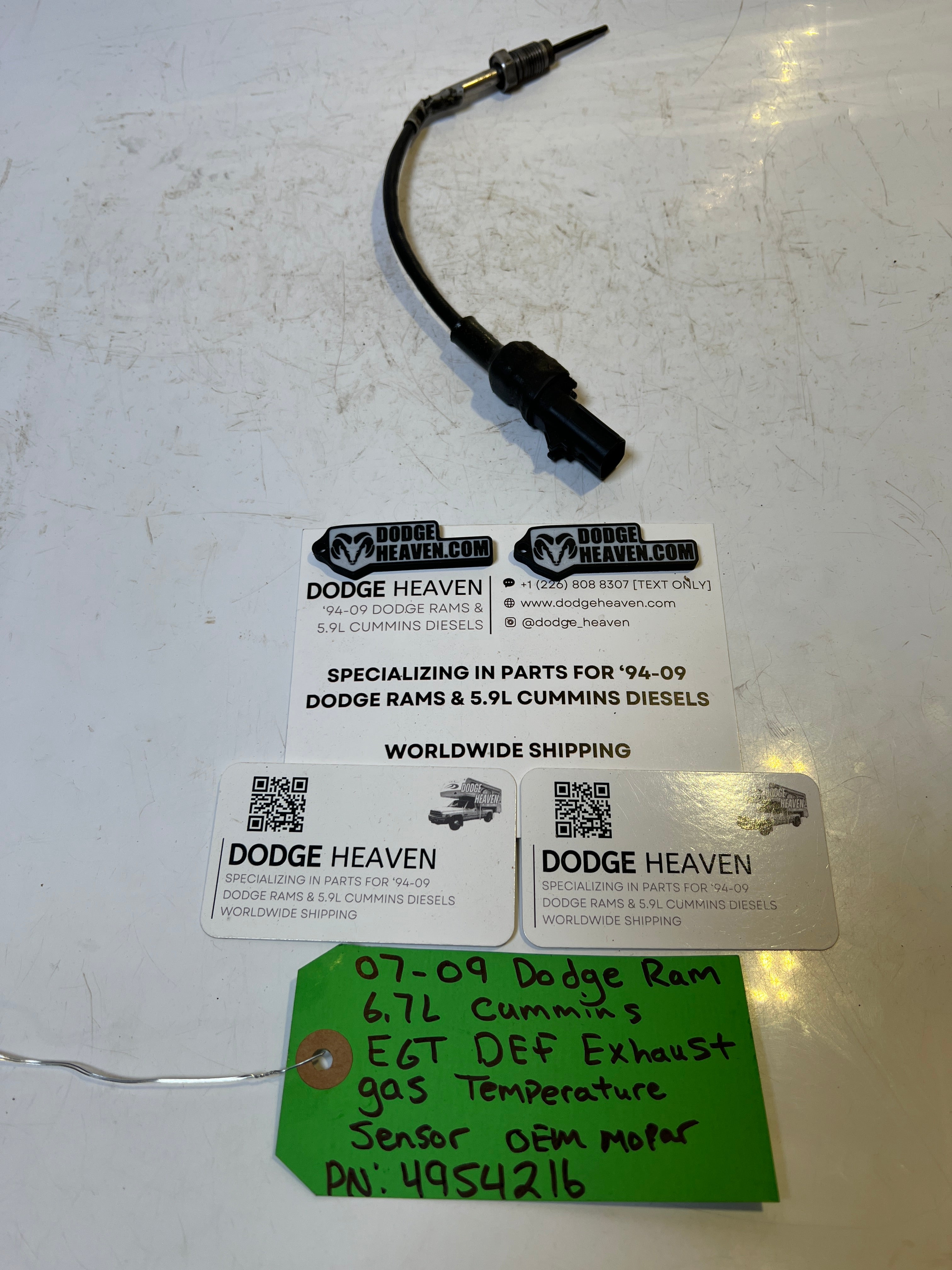 2007-2009 Dodge Ram 6.7L Cummins EGT DEF Exhaust Temp Sensor