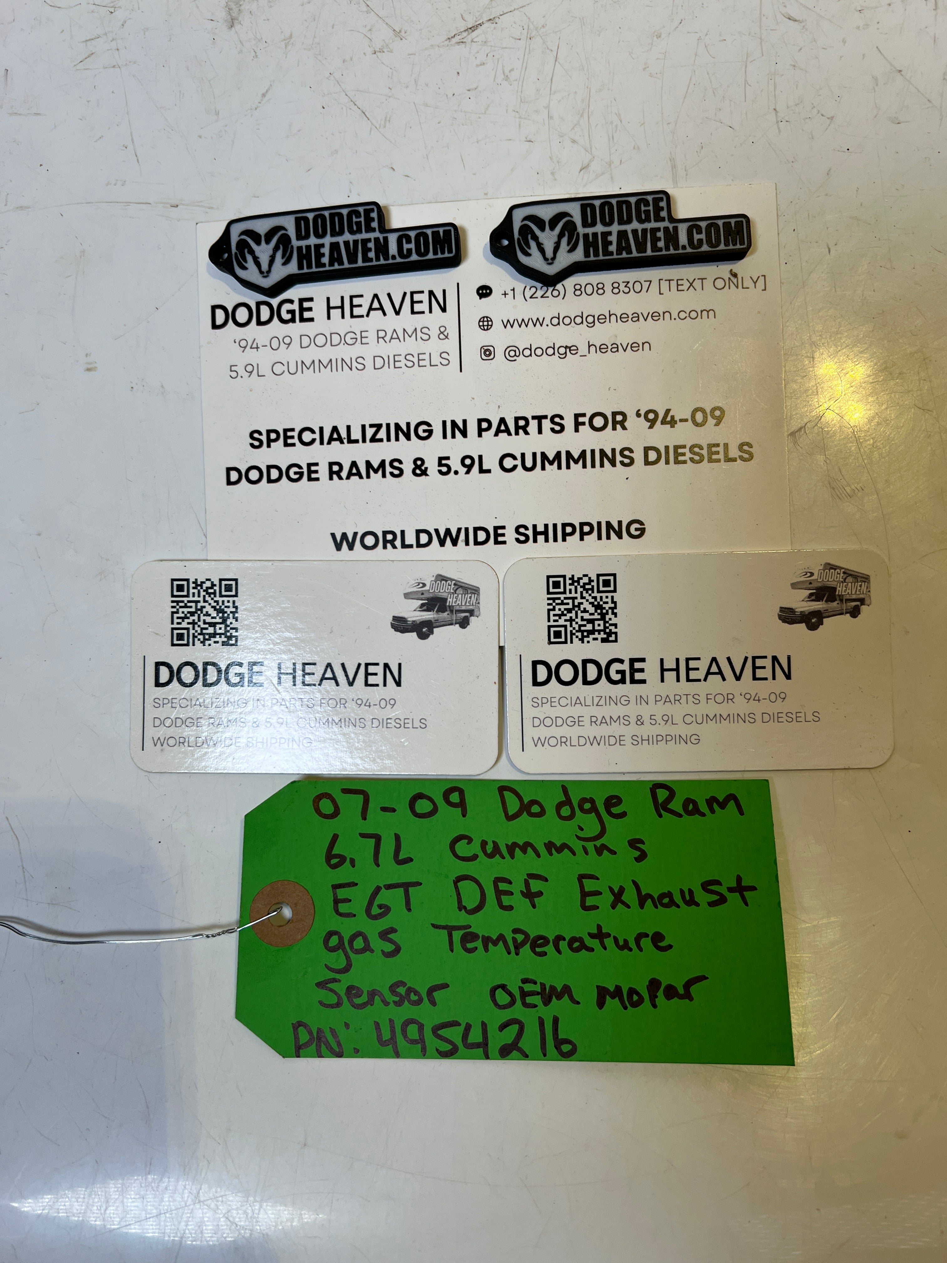 2007-2009 Dodge Ram 6.7L Cummins EGT DEF Exhaust Temp Sensor