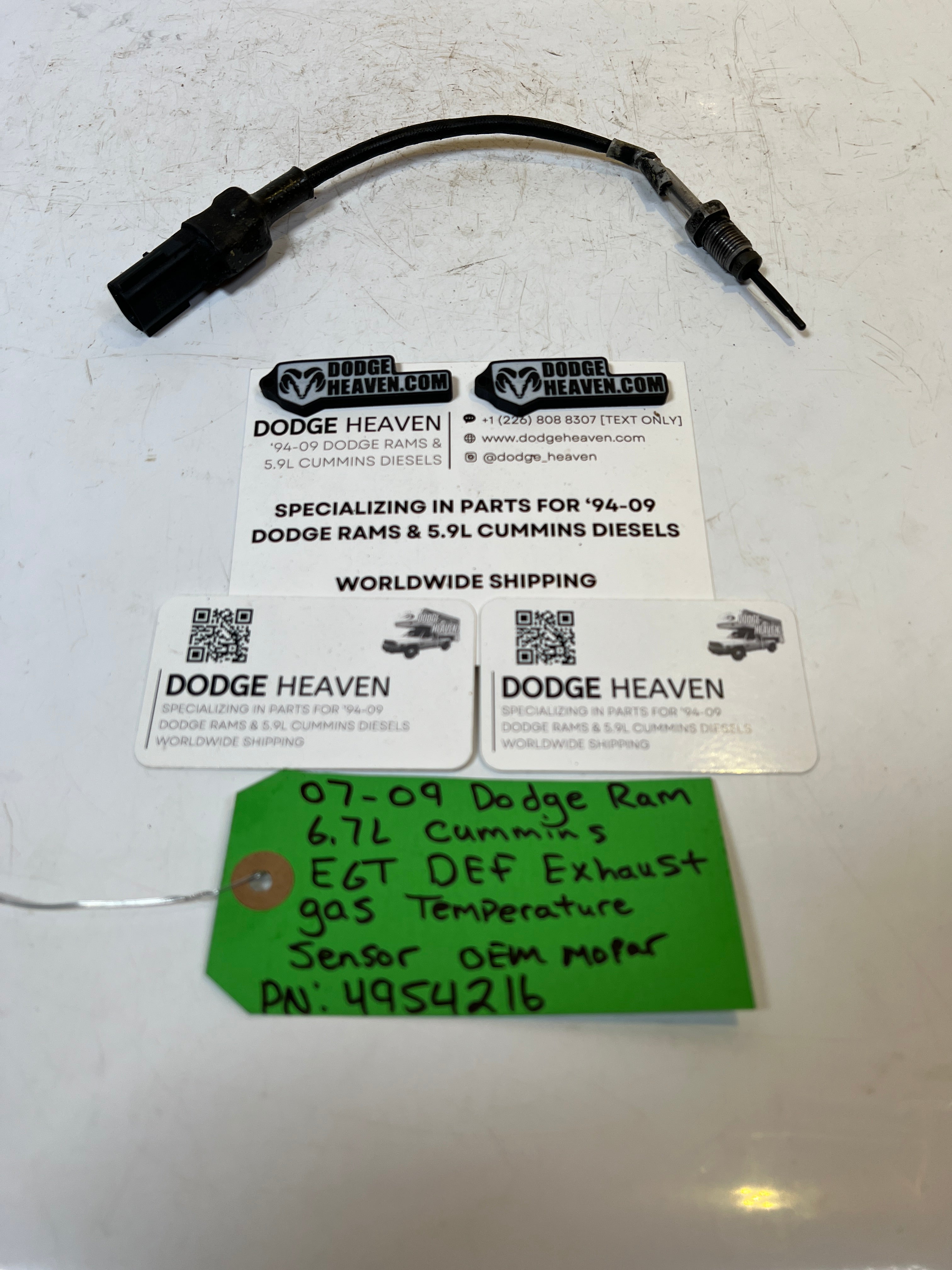 2007-2009 Dodge Ram 6.7L Cummins EGT DEF Exhaust Temp Sensor