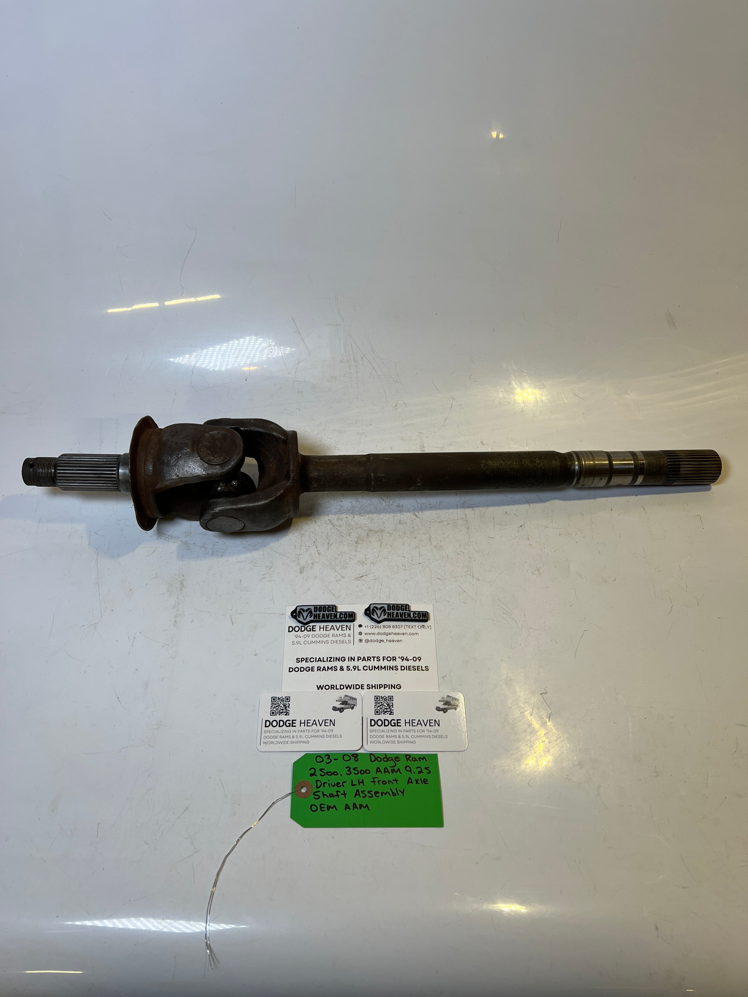 2003-2008 Dodge Ram 2500 3500 AAM 9.25 Driver LH Front Axle Shaft Assembly
