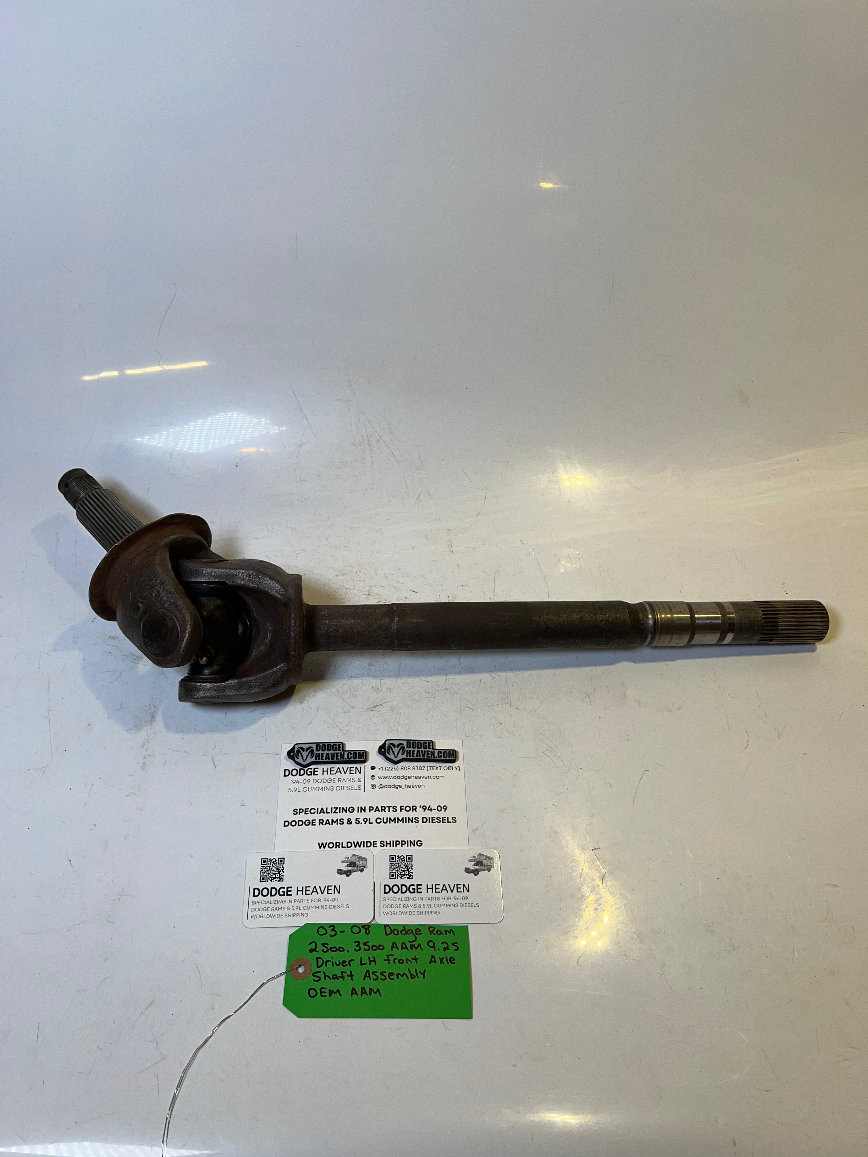 2003-2008 Dodge Ram 2500 3500 AAM 9.25 Driver LH Front Axle Shaft Assembly