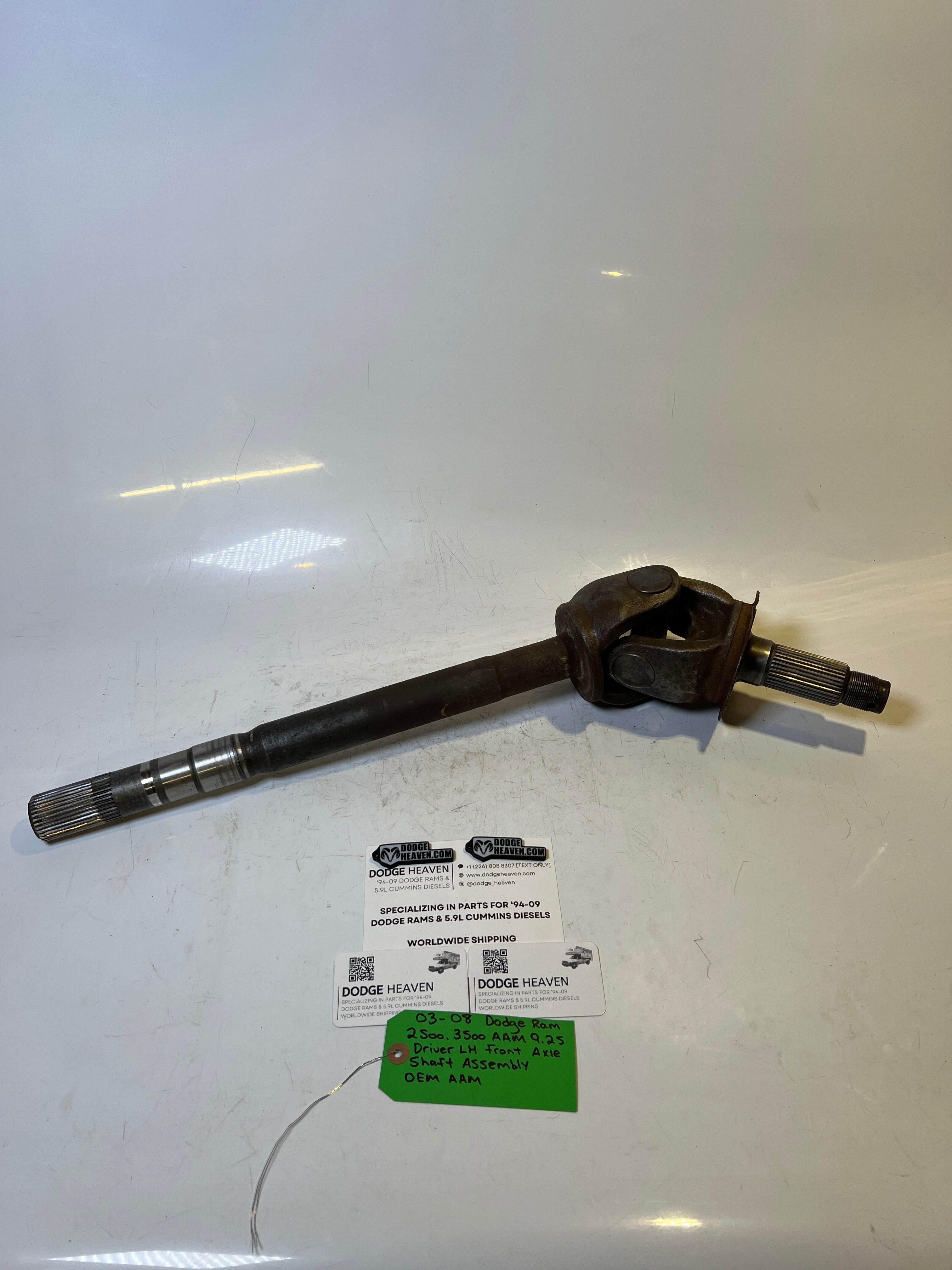 2003-2008 Dodge Ram 2500 3500 AAM 9.25 Driver LH Front Axle Shaft Assembly