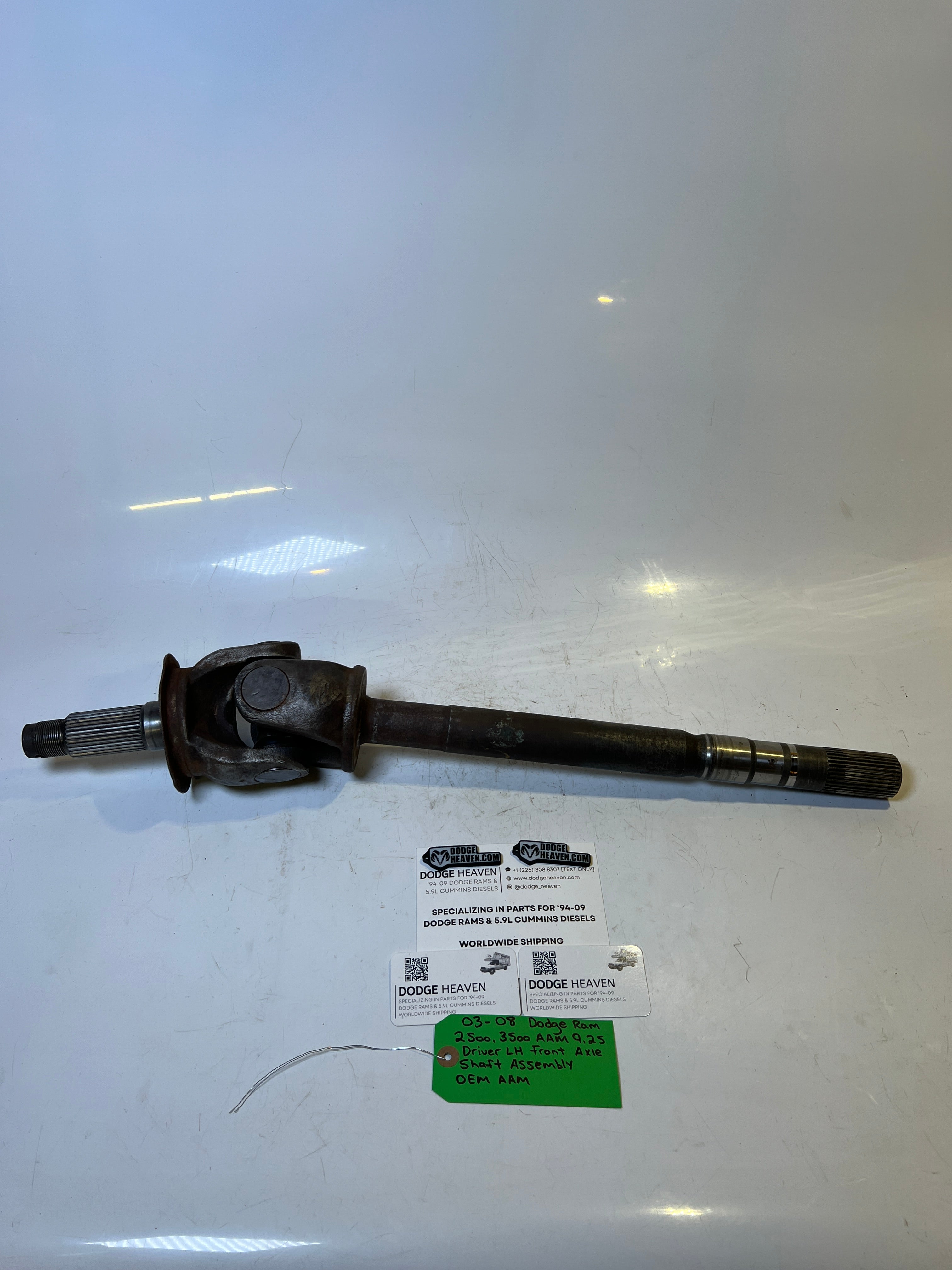 2003-2008 Dodge Ram 2500 3500 AAM 9.25 Driver LH Front Axle Shaft Assembly
