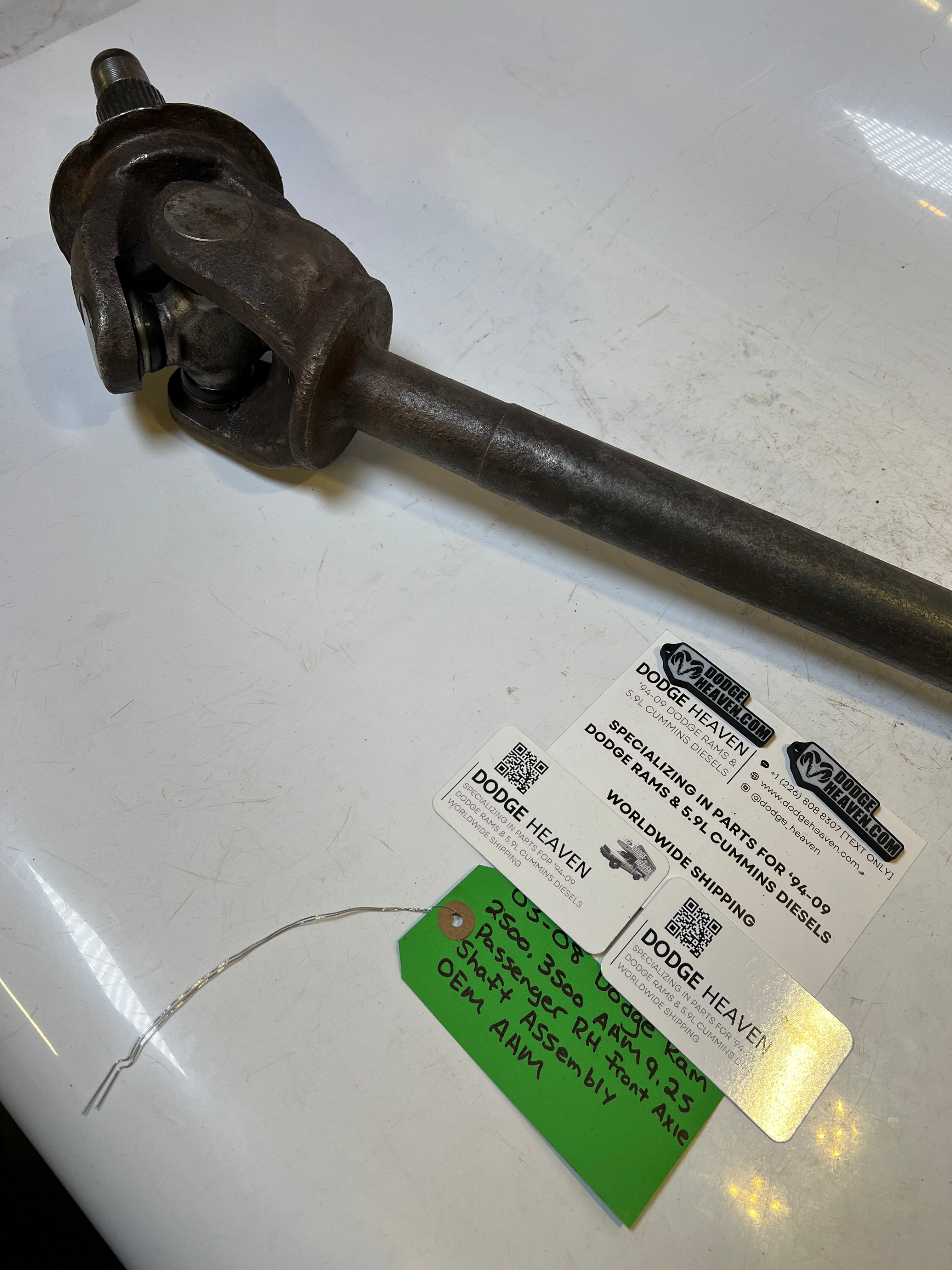 2003-2008 Dodge Ram 2500 3500 AAM 9.25 Passenger Front Axle Shaft Assembly
