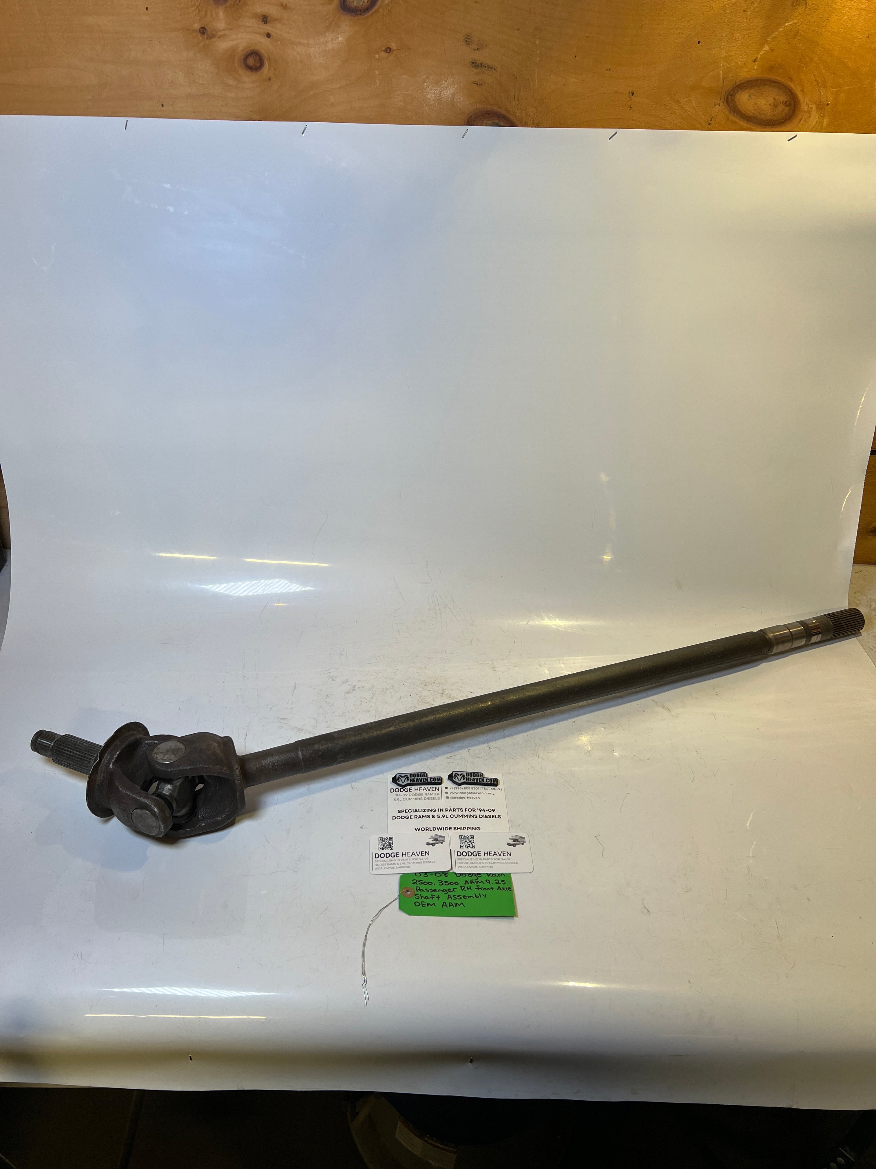 2003-2008 Dodge Ram 2500 3500 AAM 9.25 Passenger Front Axle Shaft Assembly