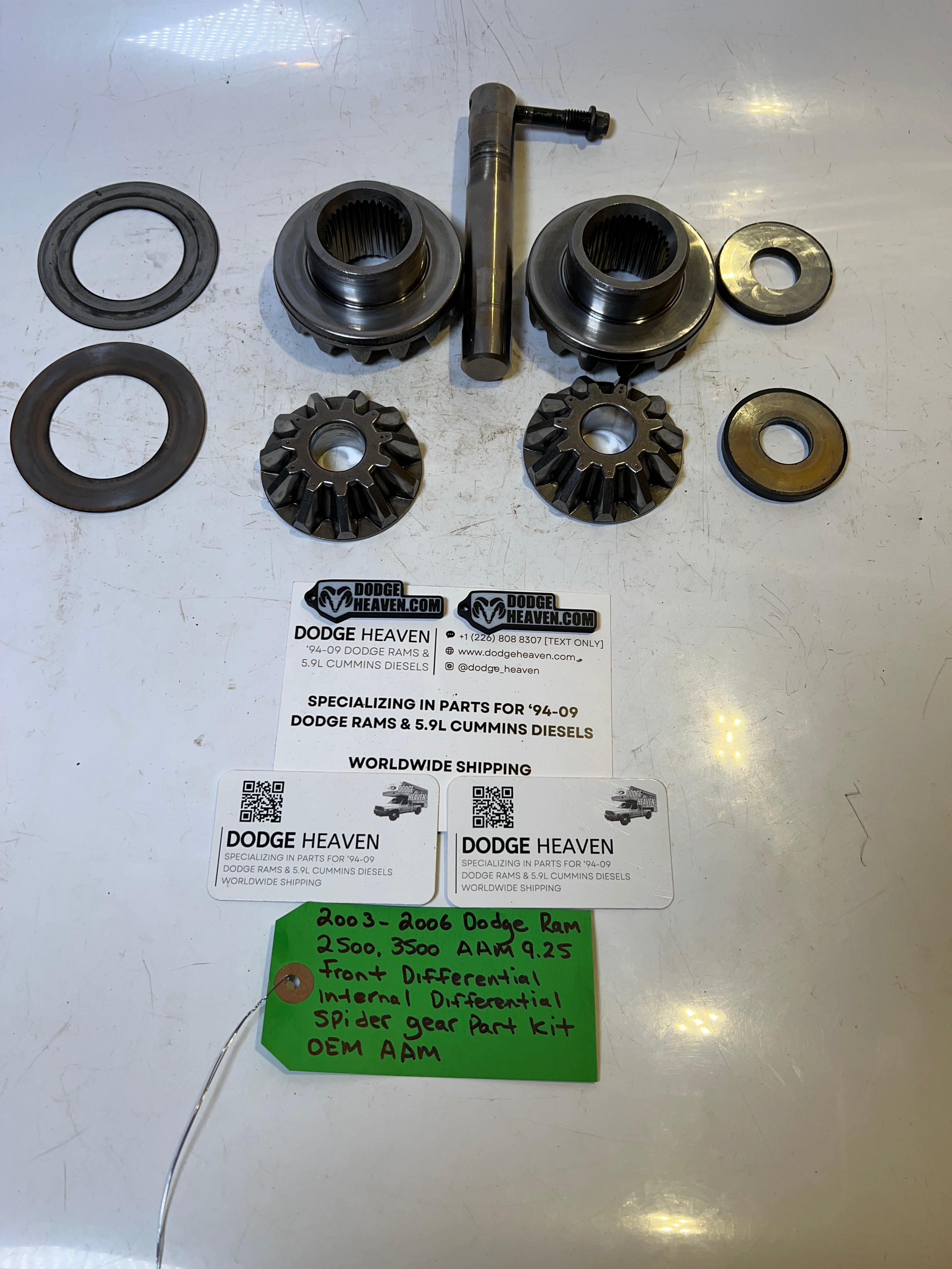 2003-2006 Dodge Ram AAM 9.25 Front Diff Internal Spider Gear Part Kit