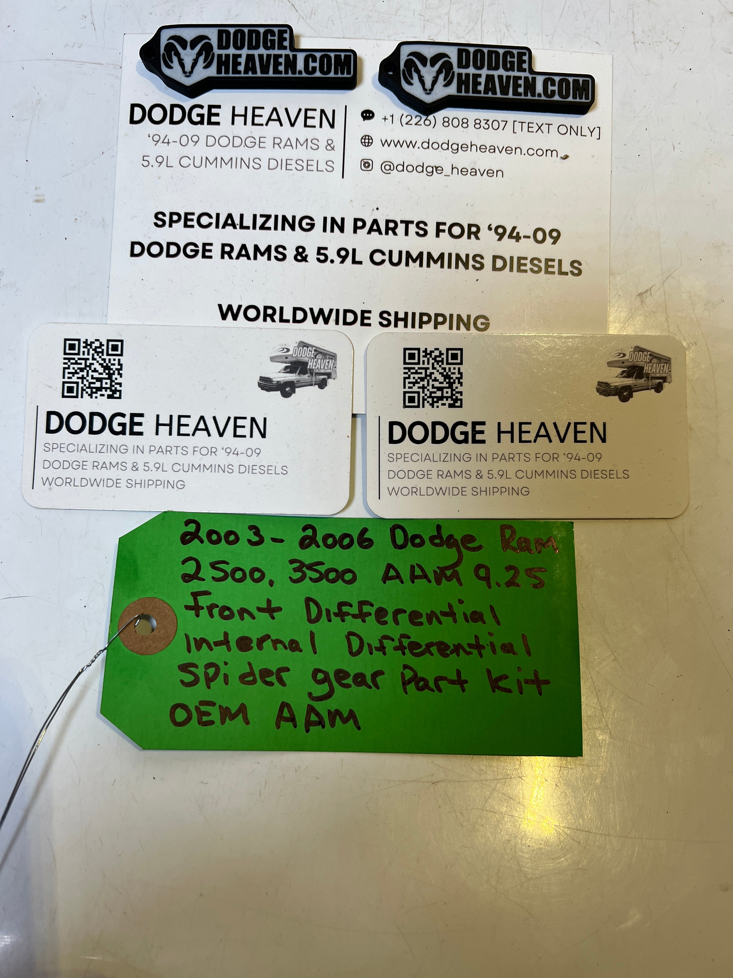 2003-2006 Dodge Ram AAM 9.25 Front Diff Internal Spider Gear Part Kit