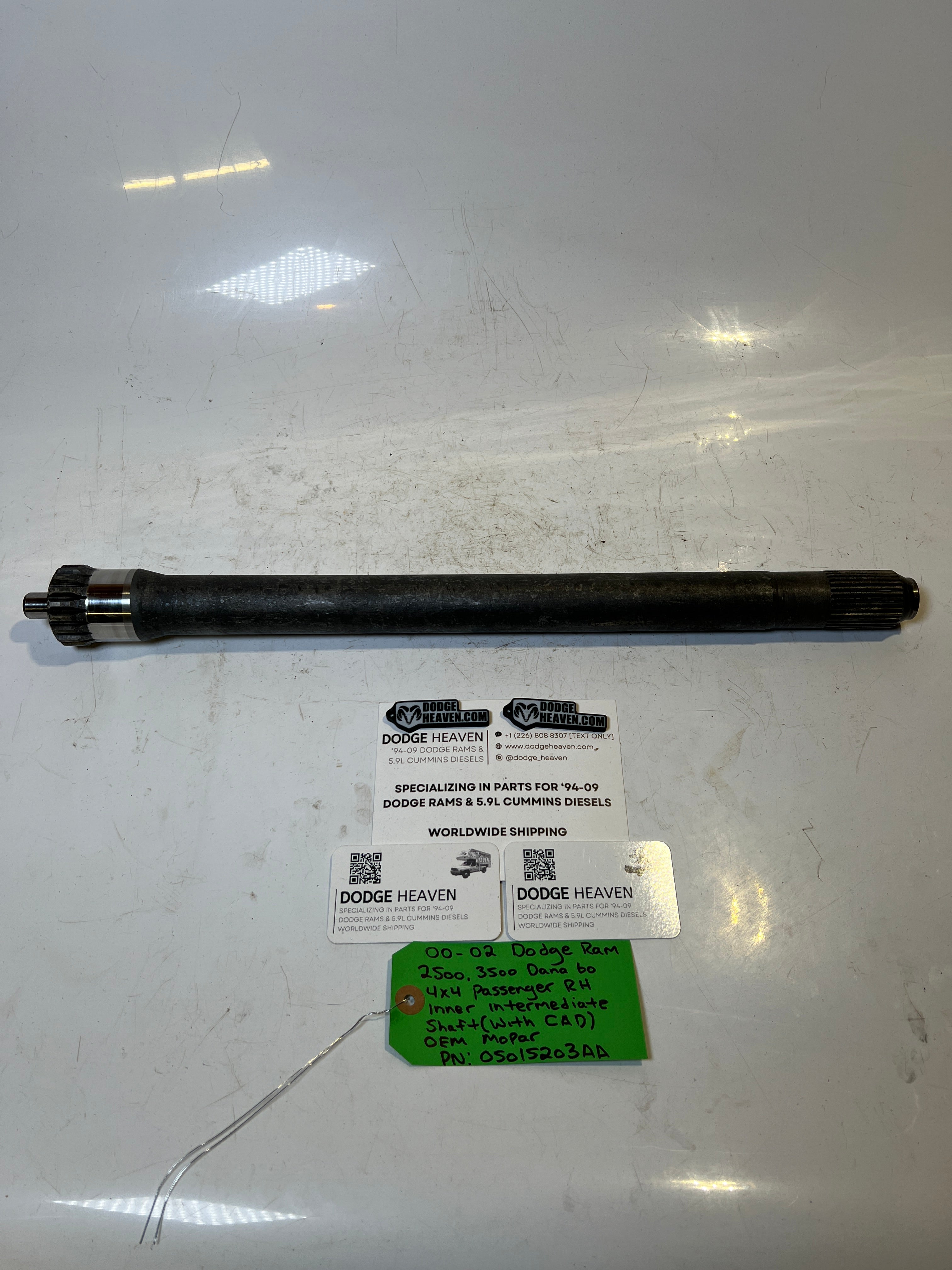 2000-2002 Dodge Ram 2500 3500 Dana 60 RH Intermediate Axle Shaft
