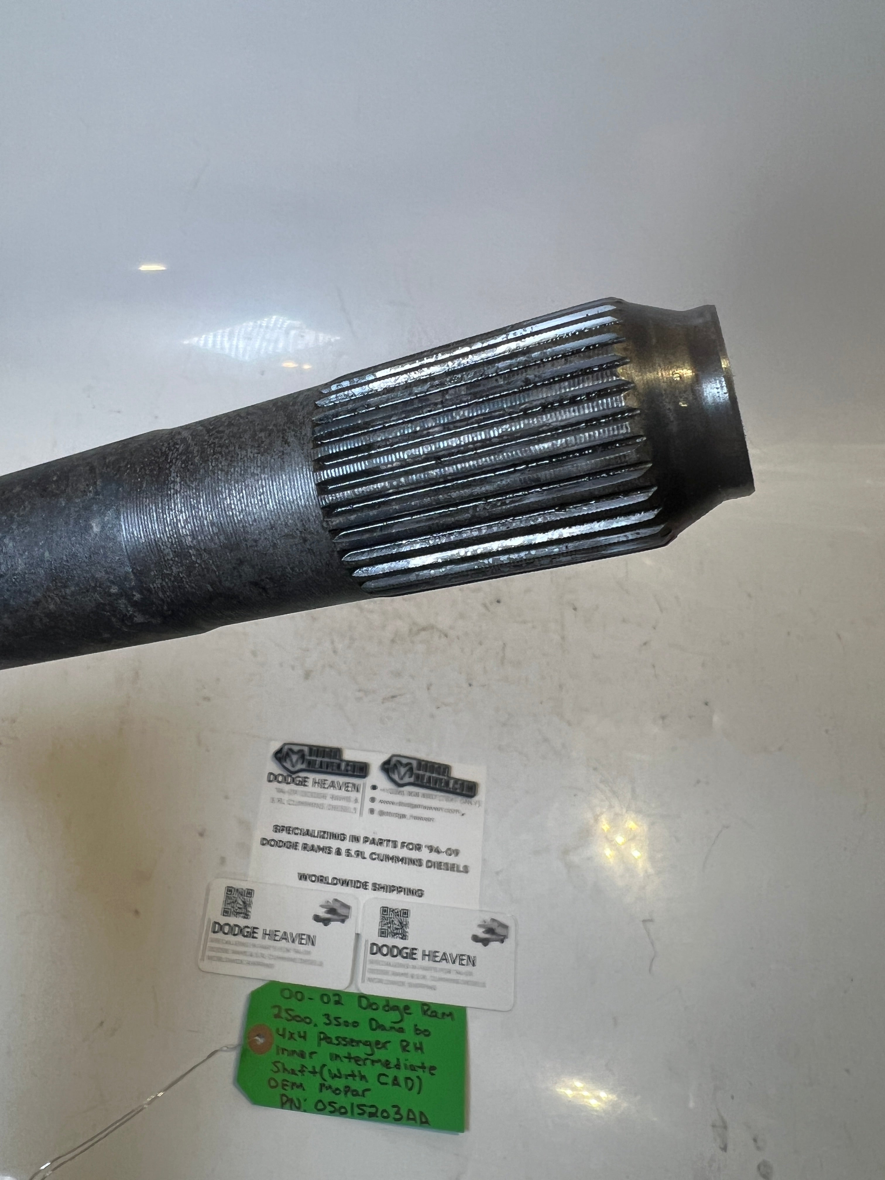 2000-2002 Dodge Ram 2500 3500 Dana 60 RH Intermediate Axle Shaft
