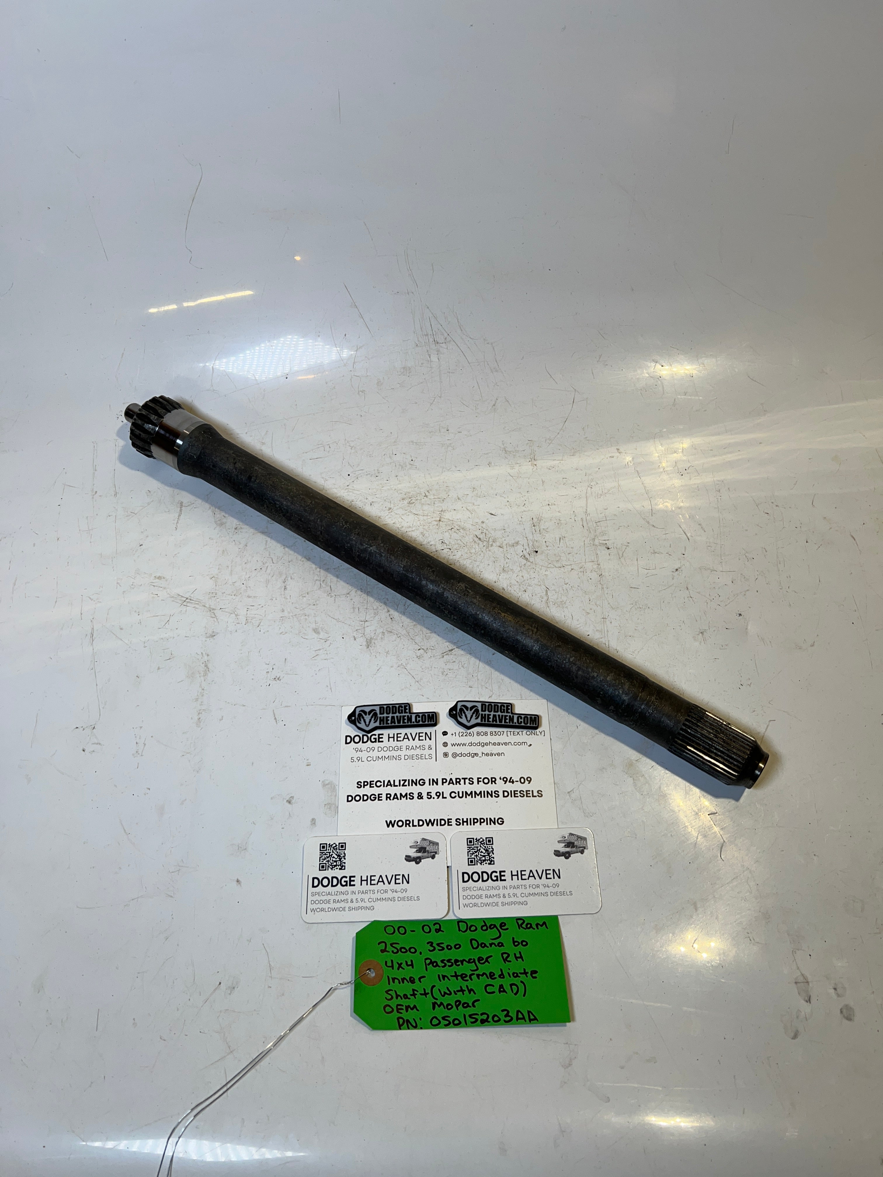 2000-2002 Dodge Ram 2500 3500 Dana 60 RH Intermediate Axle Shaft