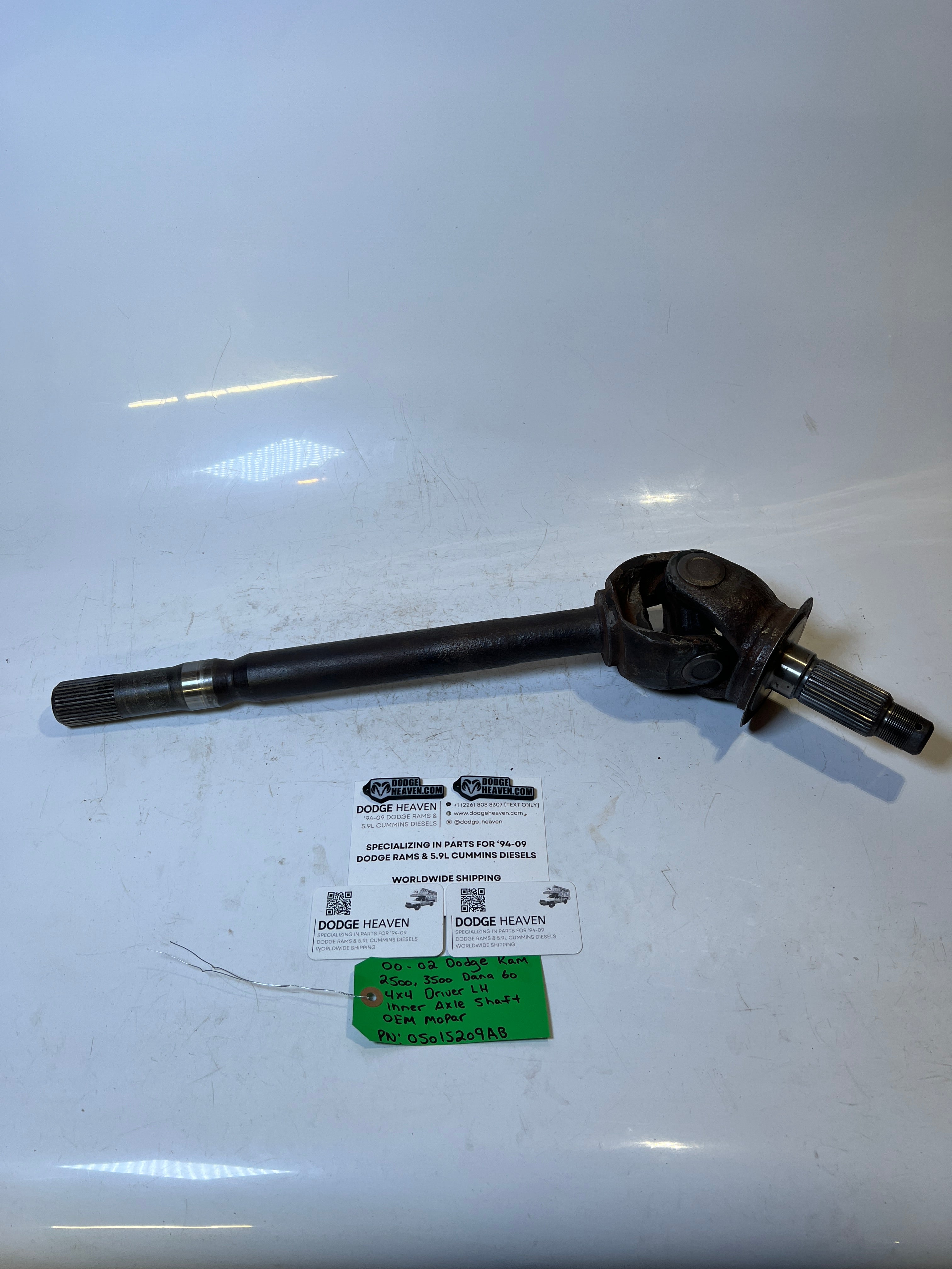 2000-2002 Dodge Ram 2500 3500 Dana 60 Driver LH Axle Shaft