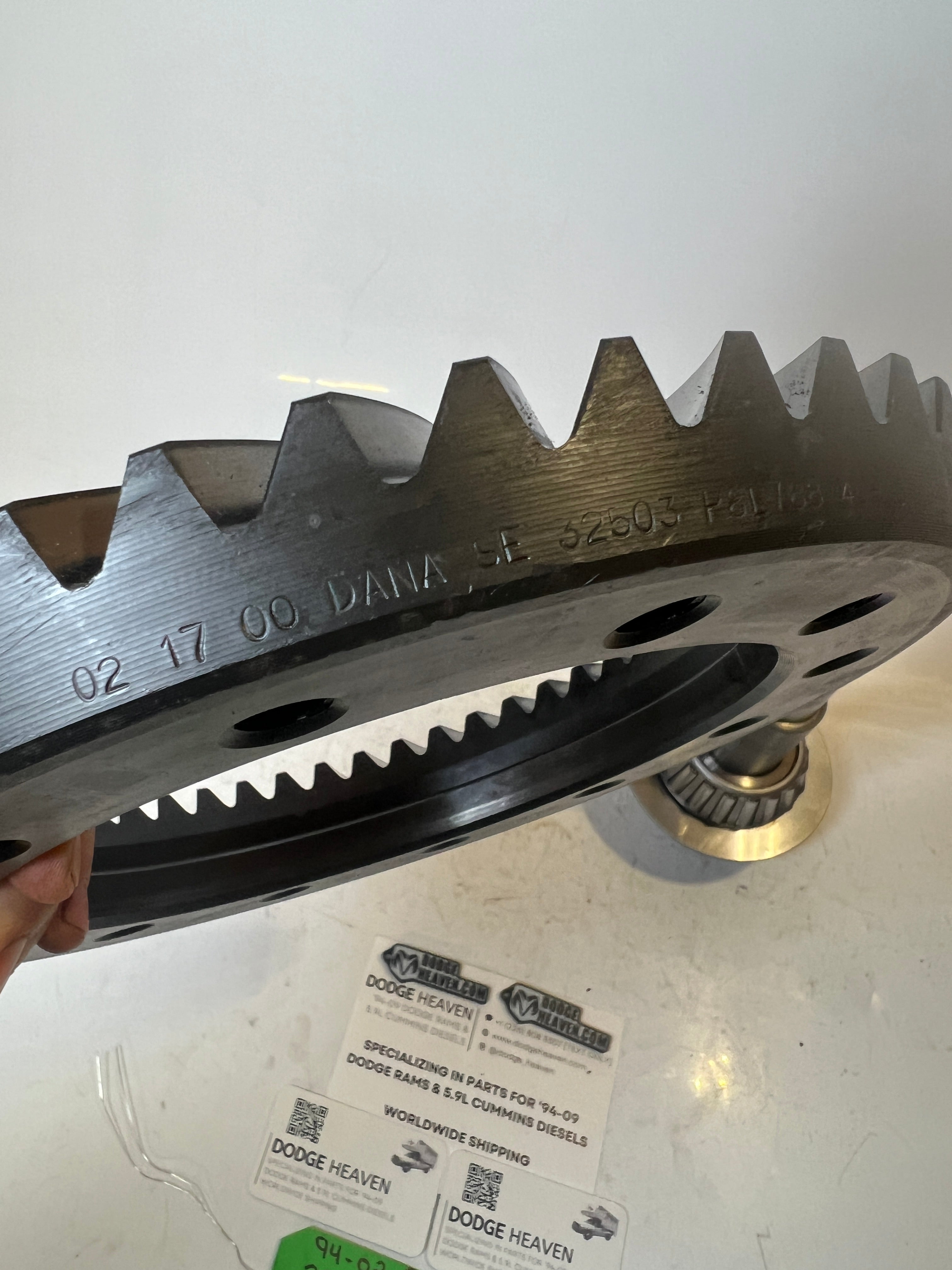1994-2002 Dodge Ram Dana 60 Front Differential Ring & Pinion 3.54 Ratio