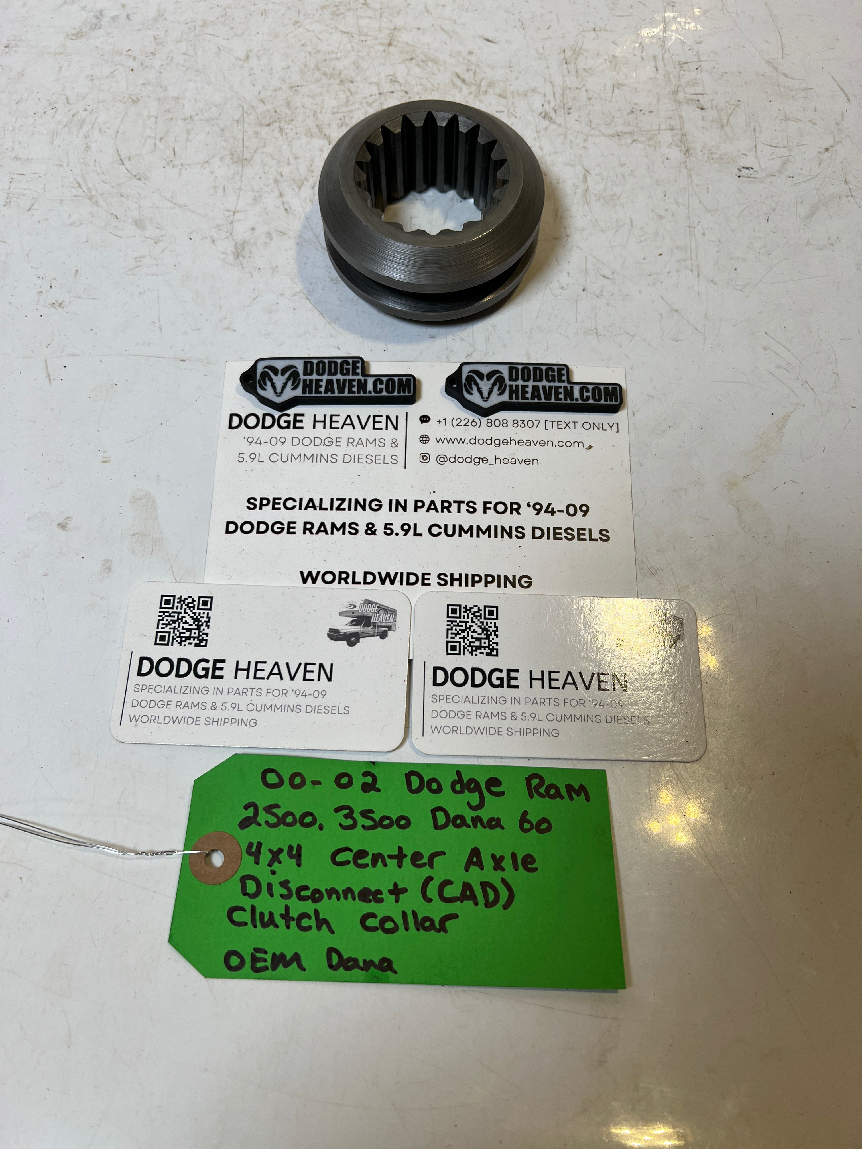 2000-2002 Dodge Ram Dana 60 Center Axle Disconnect (CAD) Clutch Collar
