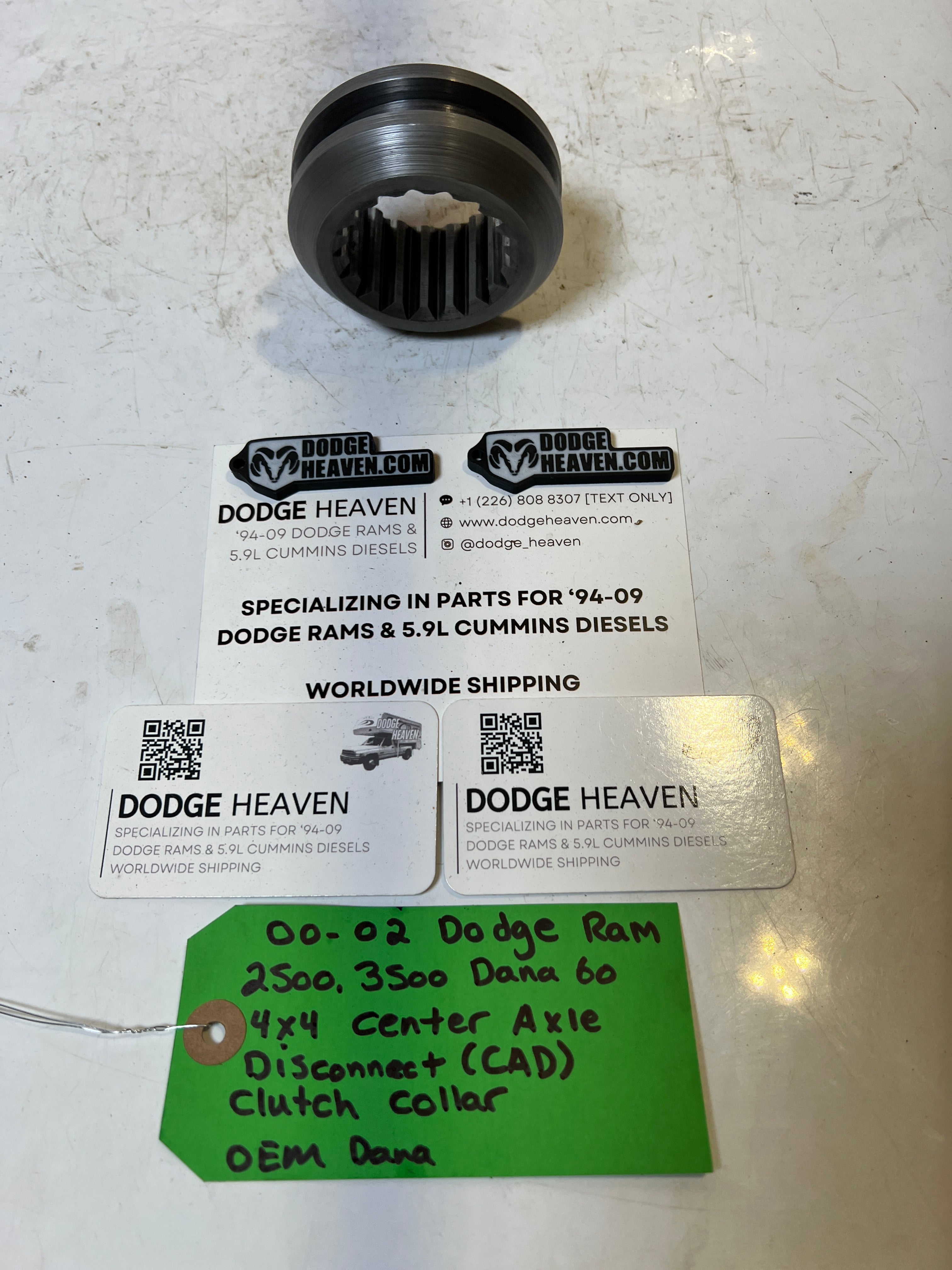 2000-2002 Dodge Ram Dana 60 Center Axle Disconnect (CAD) Clutch Collar