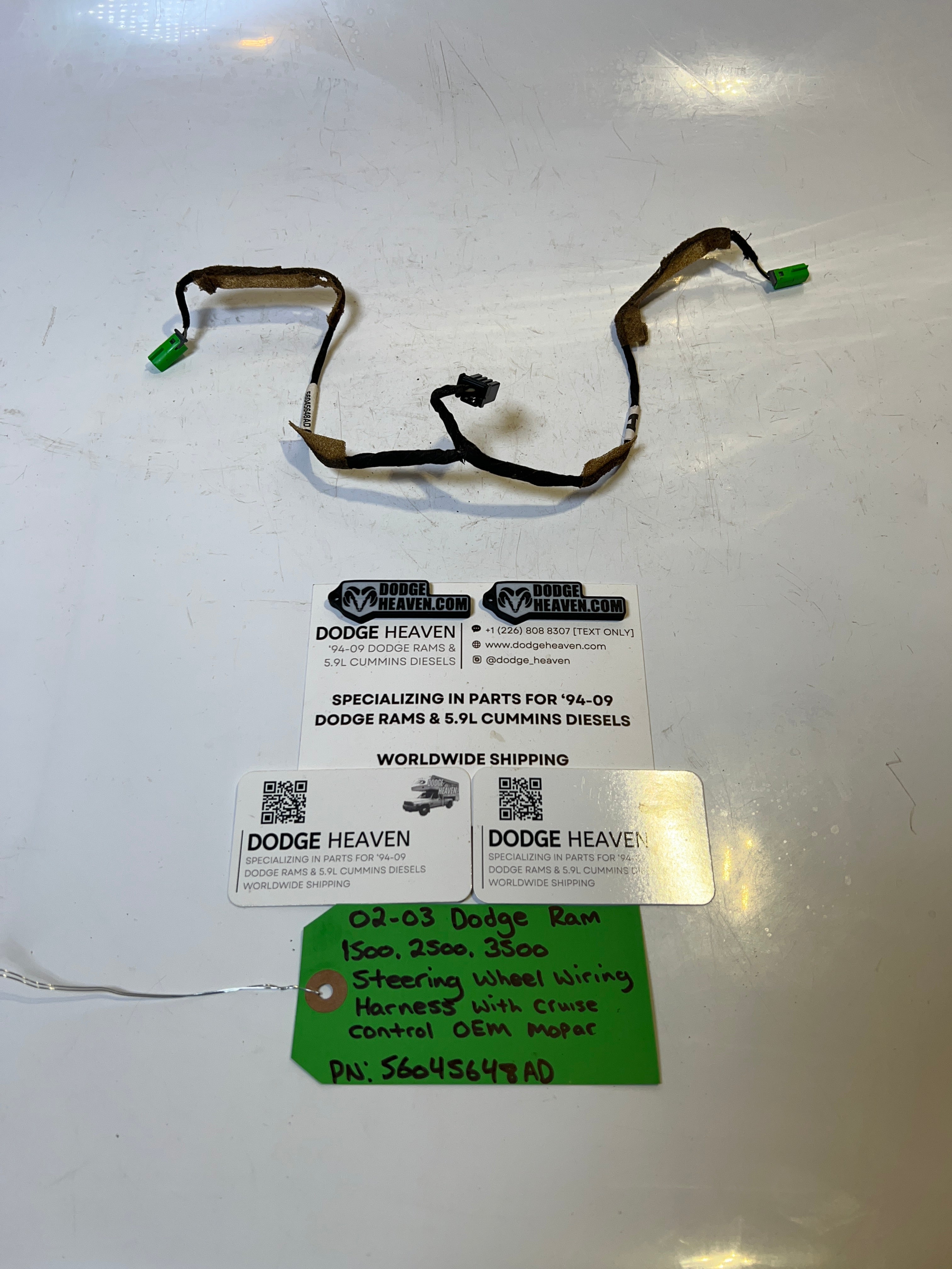 2002-2003 Dodge Ram 1500-3500 Steering Wheel Wiring Harness