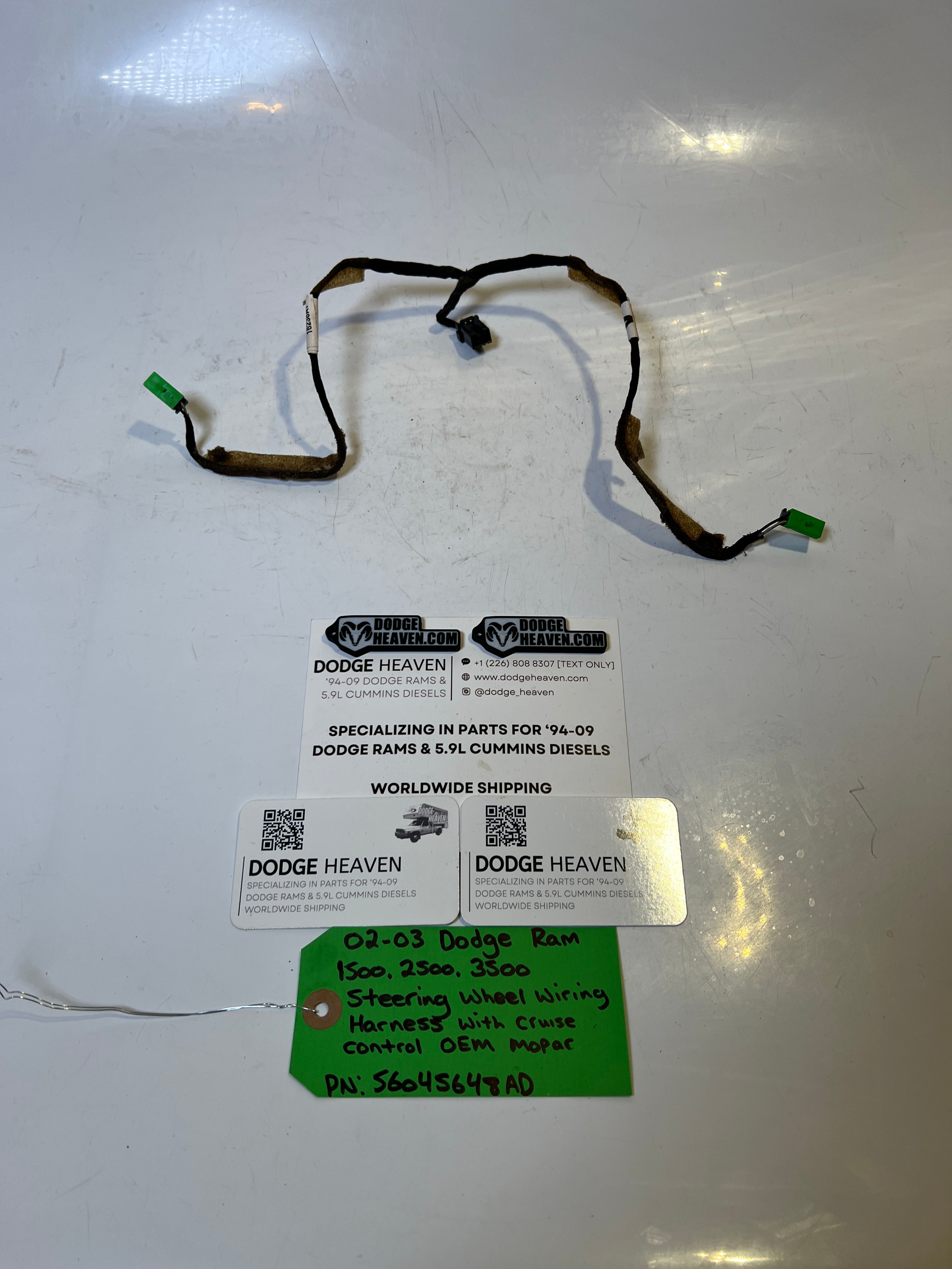 2002-2003 Dodge Ram 1500-3500 Steering Wheel Wiring Harness