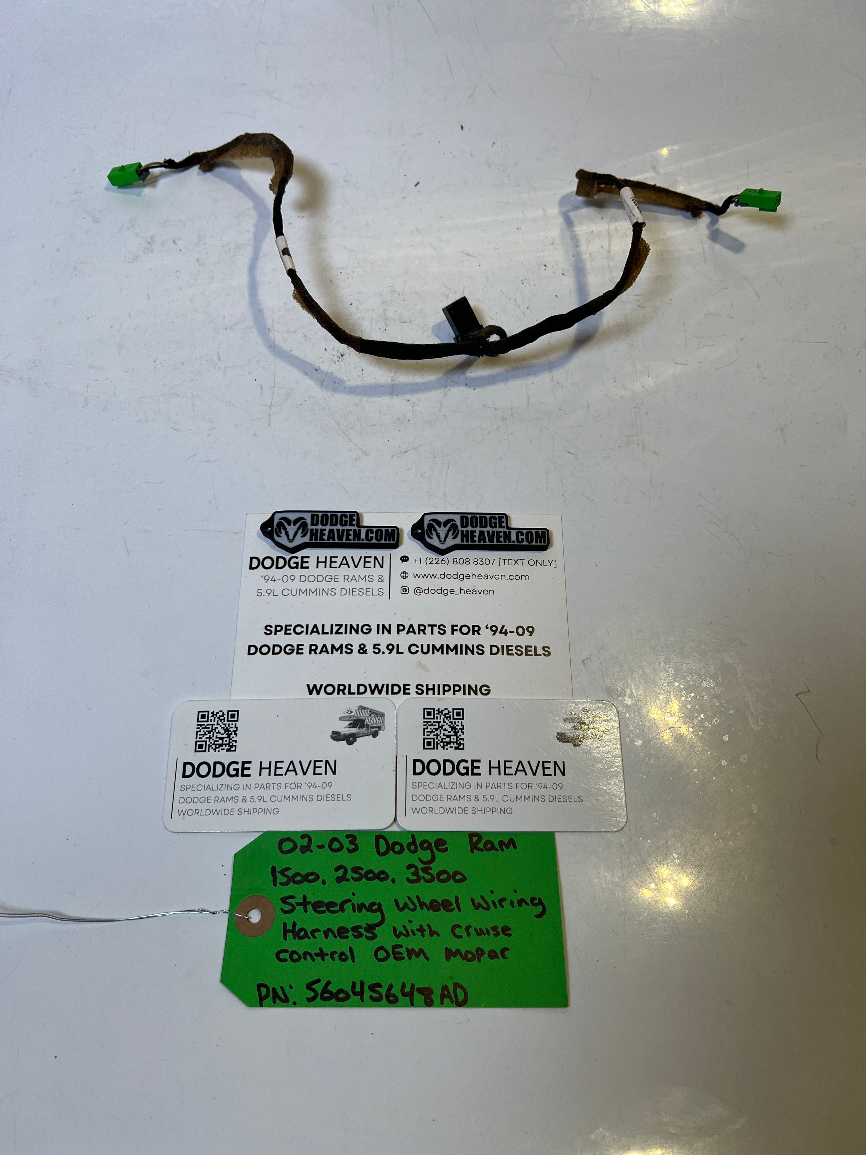 2002-2003 Dodge Ram 1500-3500 Steering Wheel Wiring Harness