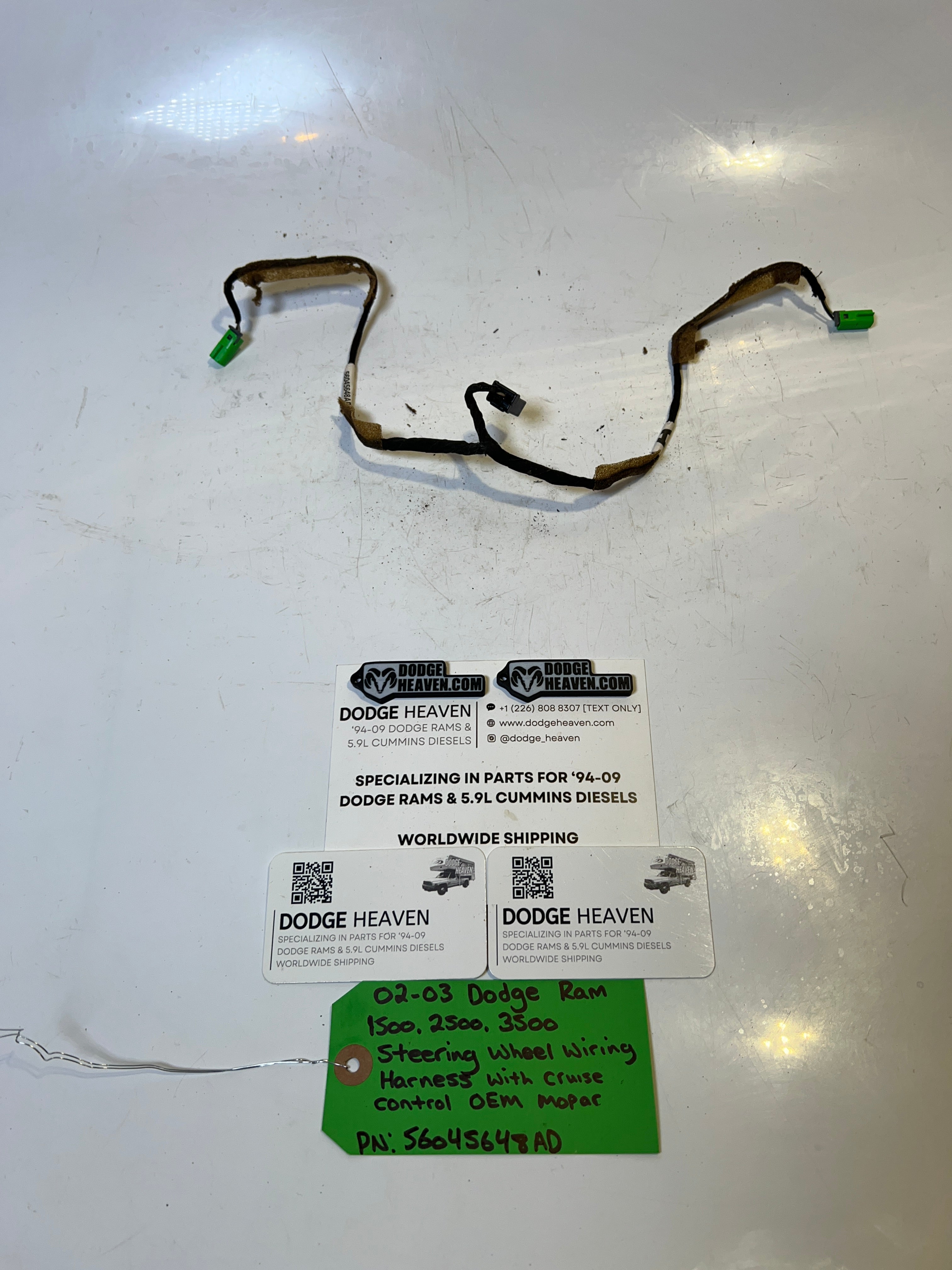 2002-2003 Dodge Ram 1500-3500 Steering Wheel Wiring Harness
