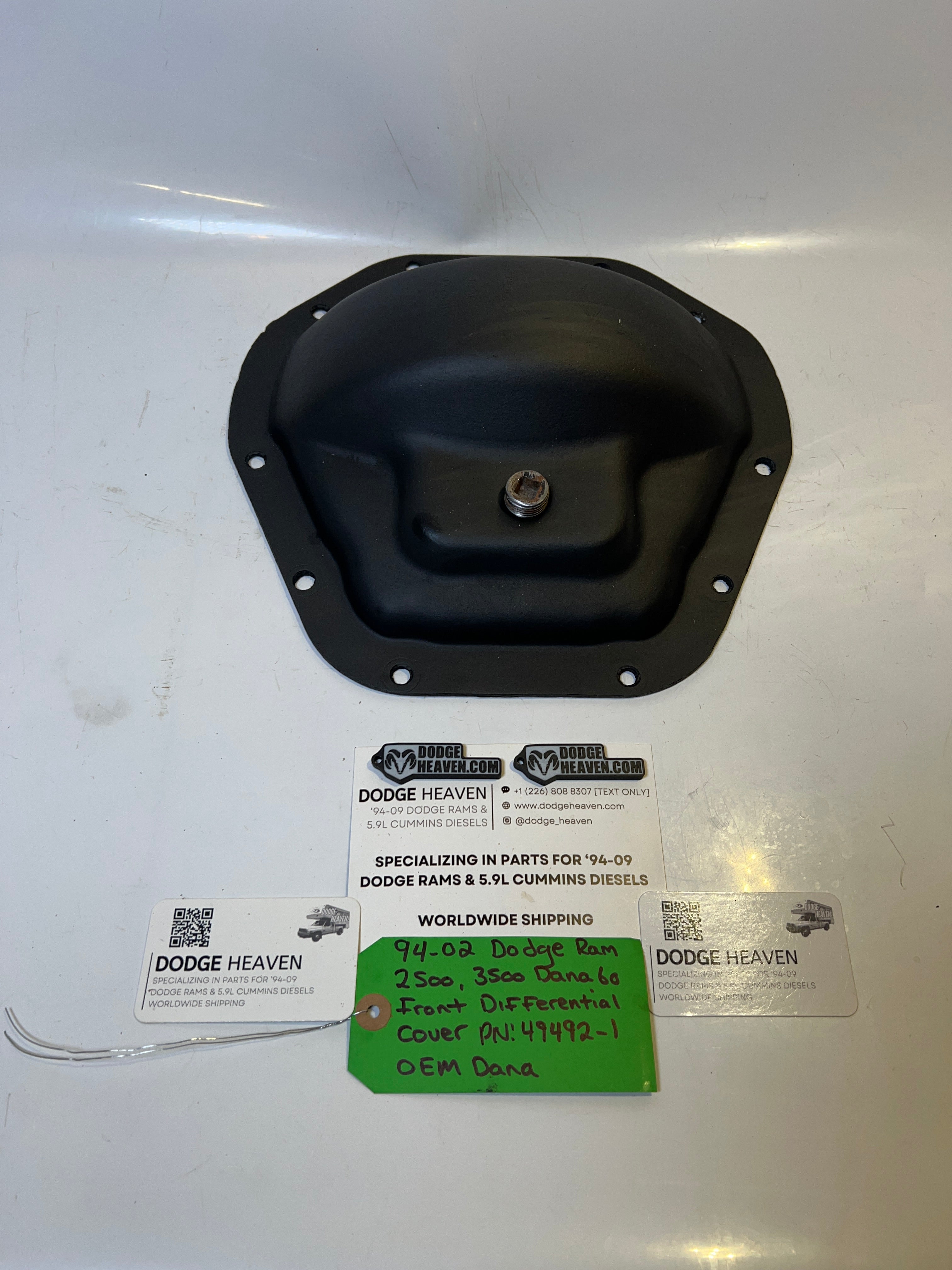 1994-2002 Dodge Ram 2500 3500 Dana 60 Front Differential Cover