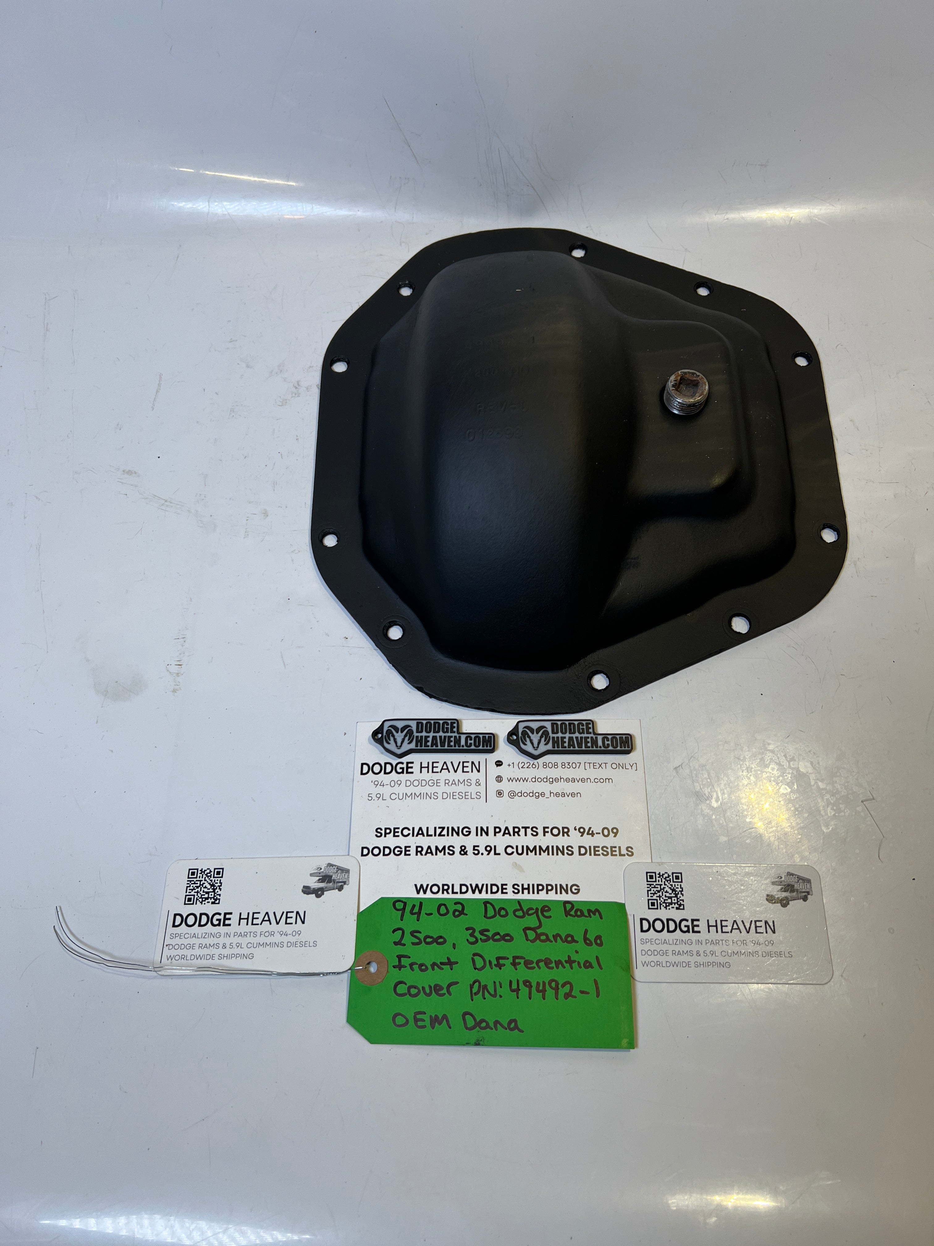 1994-2002 Dodge Ram 2500 3500 Dana 60 Front Differential Cover