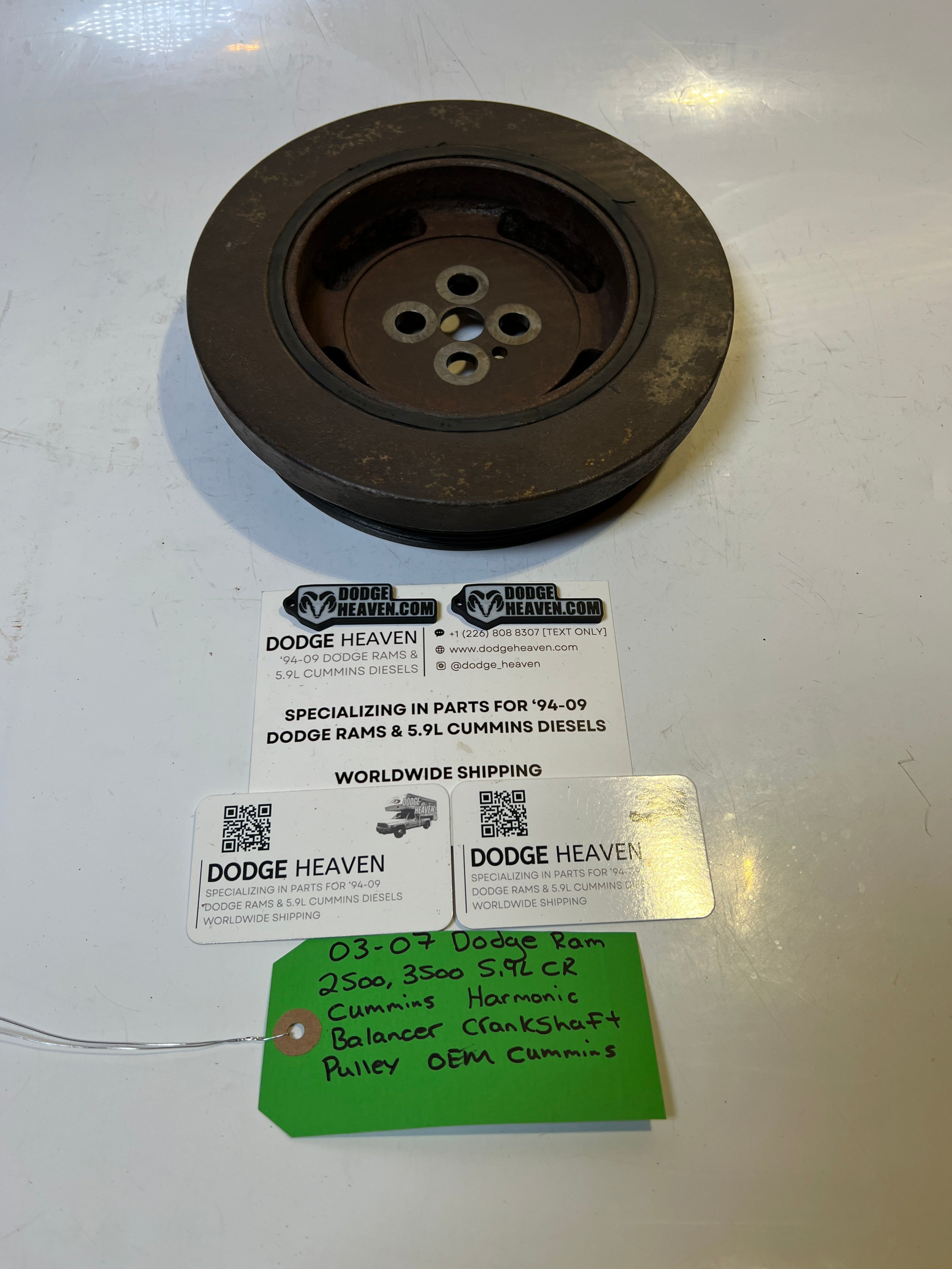 2003-2007 Dodge Ram 5.9L CR Cummins Harmonic Balancer Crank Shaft Pulley