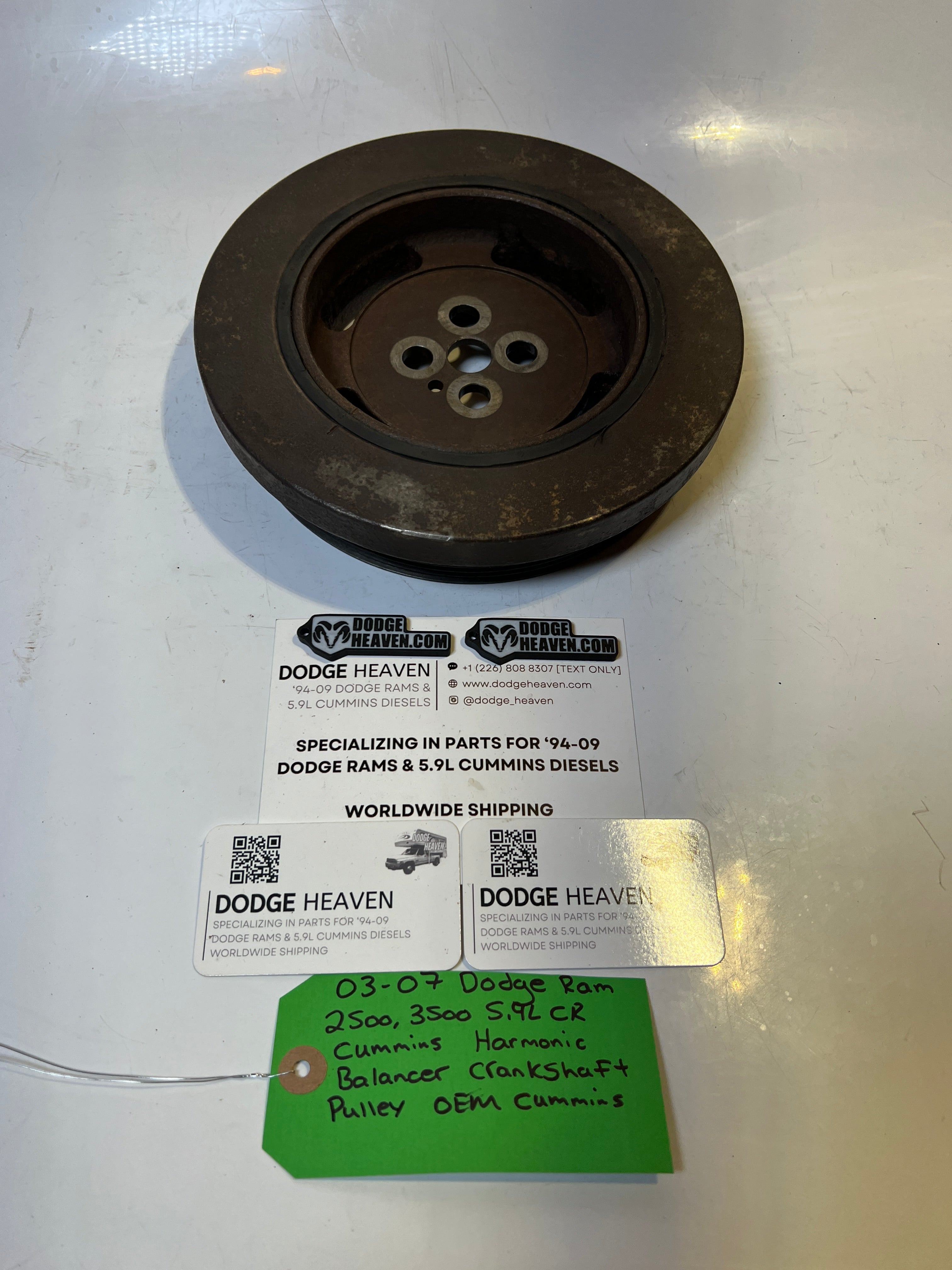 2003-2007 Dodge Ram 5.9L CR Cummins Harmonic Balancer Crank Shaft Pulley