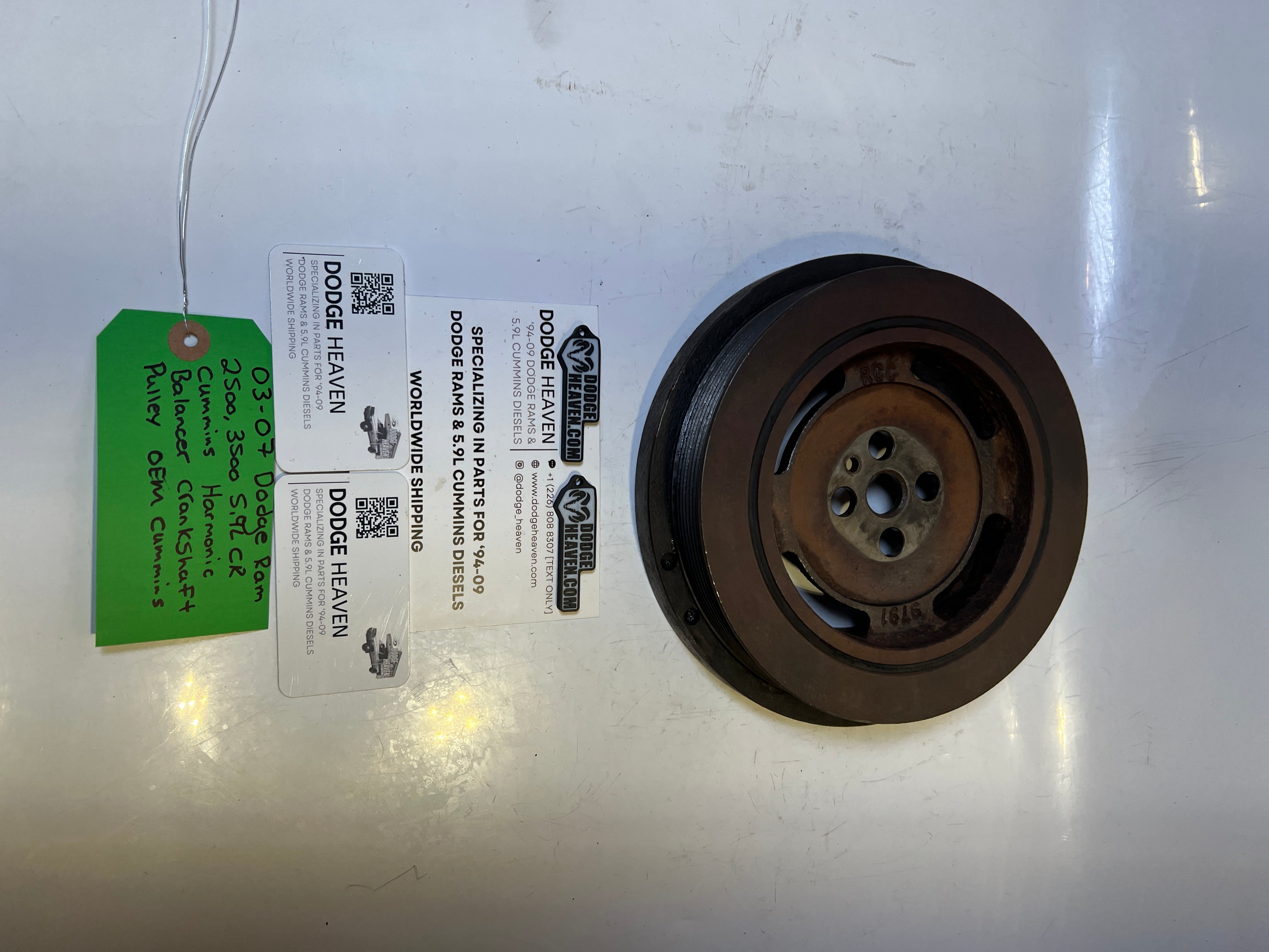 2003-2007 Dodge Ram 5.9L CR Cummins Harmonic Balancer Crank Shaft Pulley
